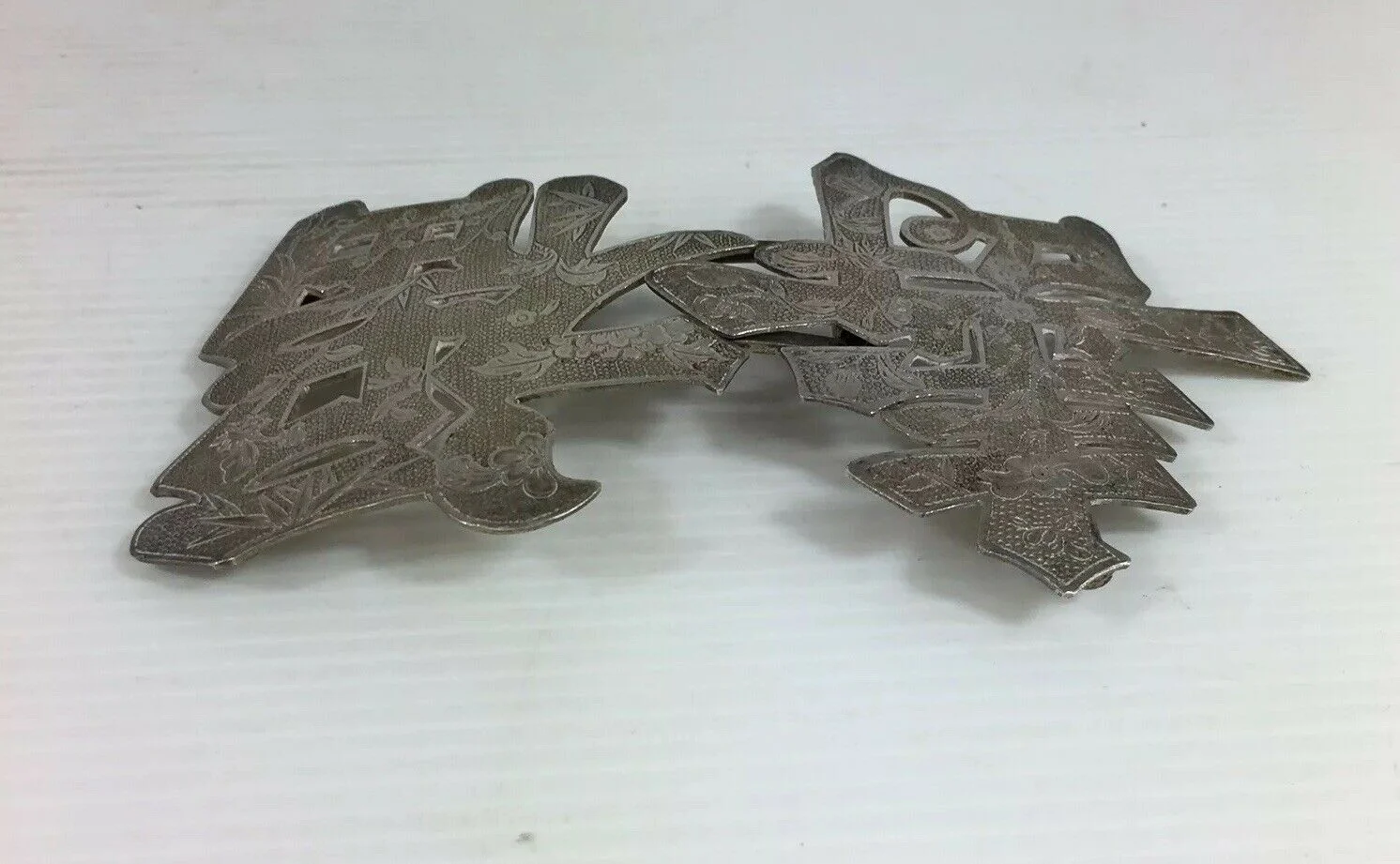 Antique Chinese Solid Silver Nurses 
