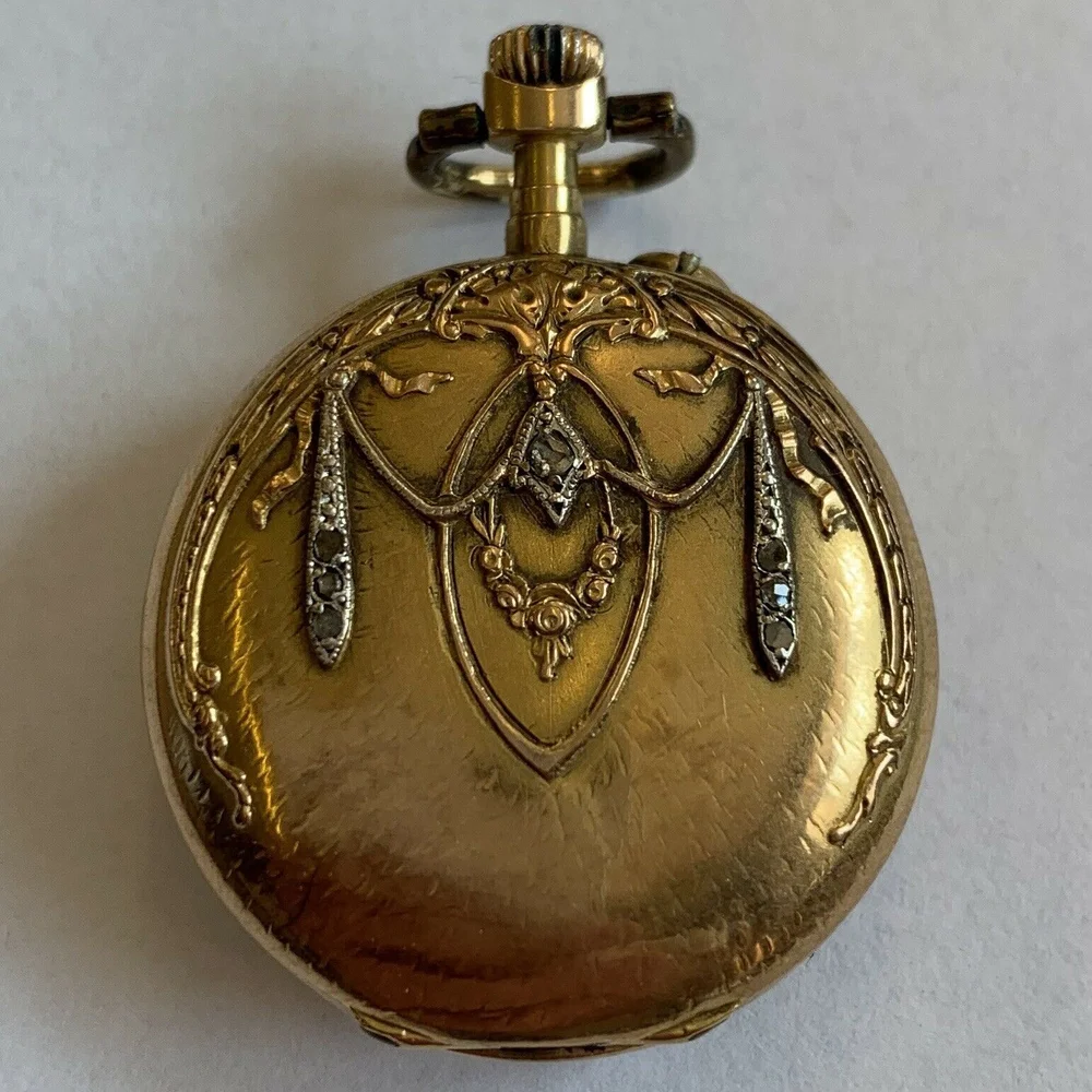 Victorian Watch Regency Watch Fob Antique French 18ct Yellow - Main Image
