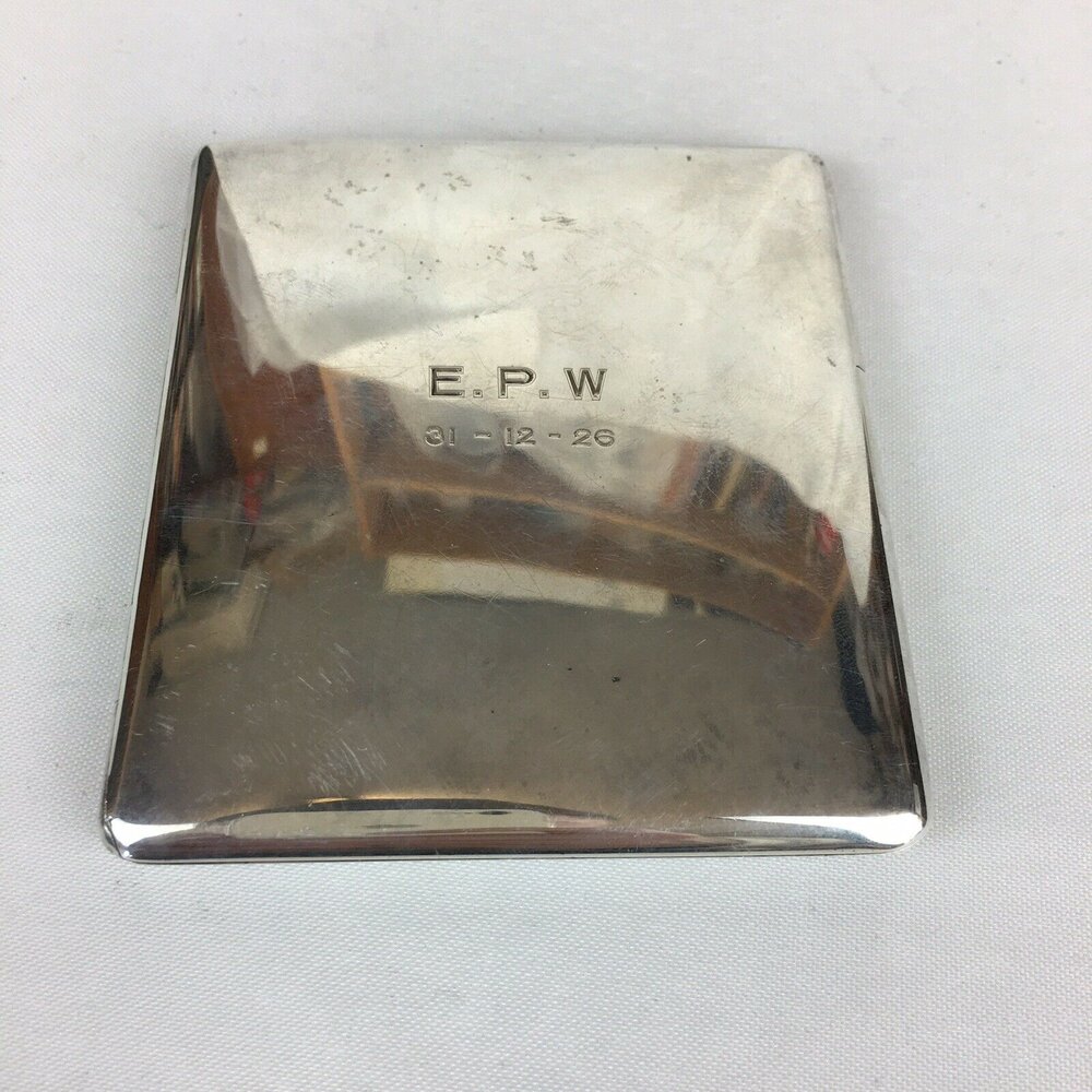 Sterling Silver Cigarette Case. Goldsmith F.C. - IB05403