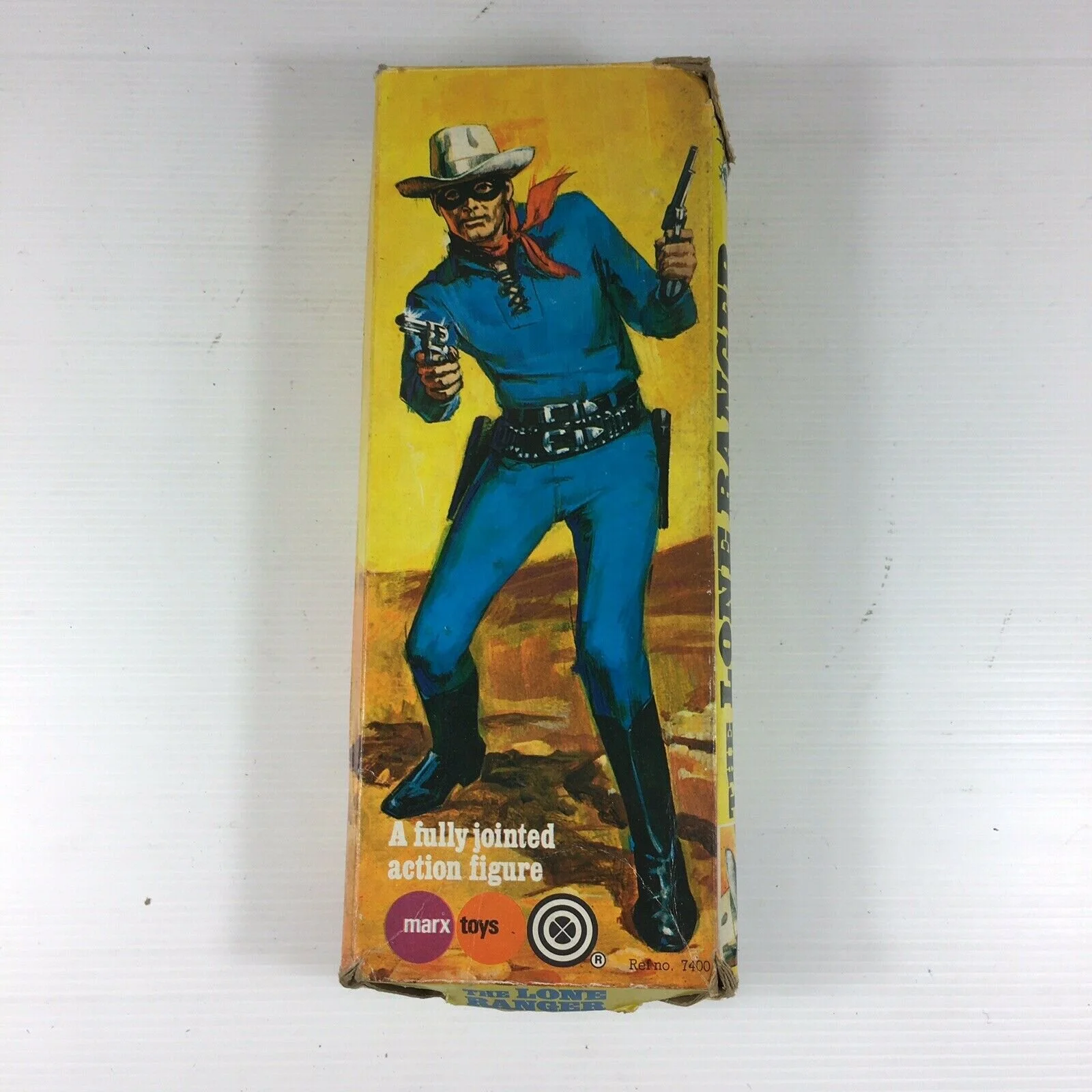 Boxed Marx Toys Lone Ranger Figure & Scout — Wheeler Antiques