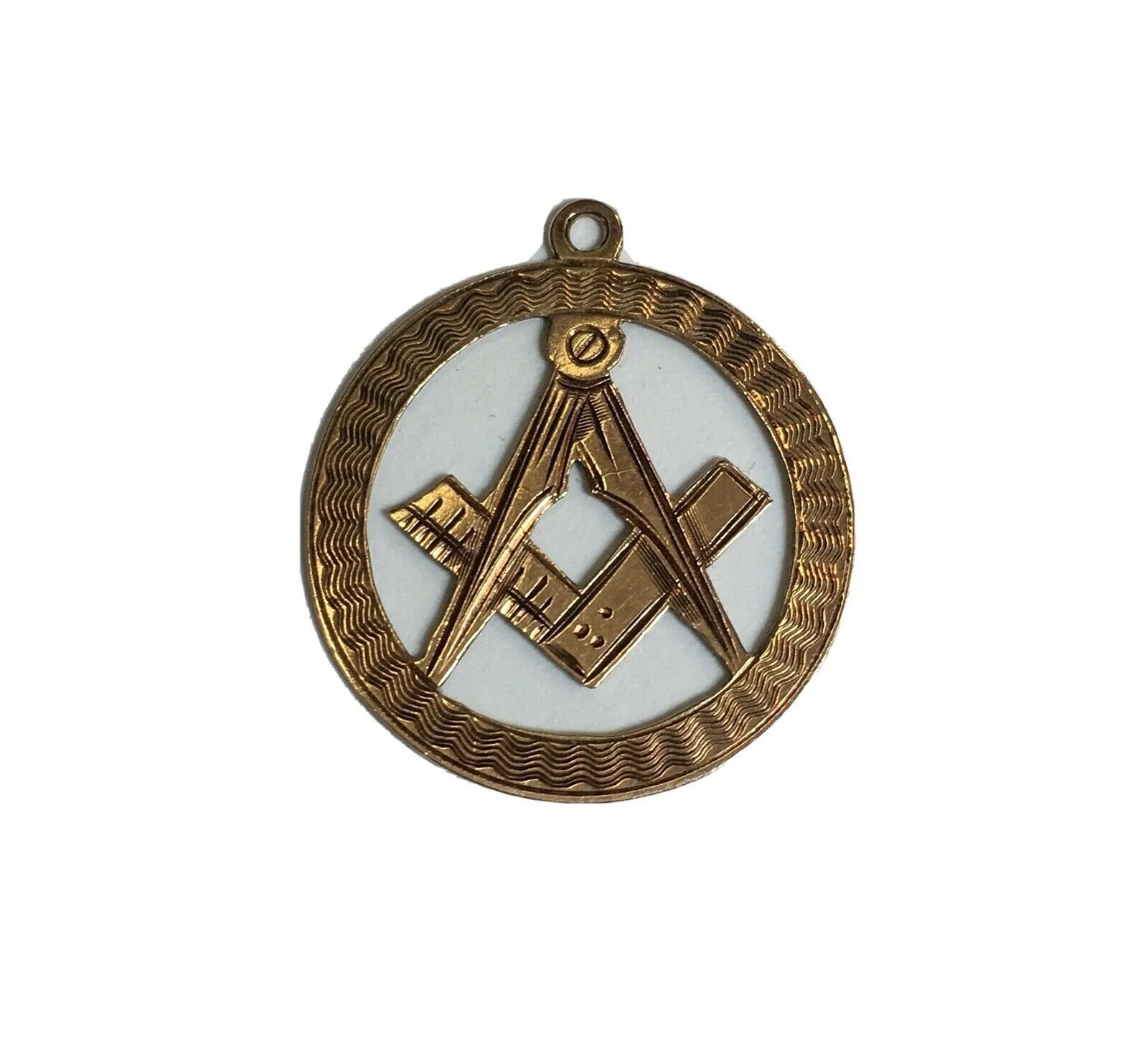 Antique 1863 9ct Rose Gold Masonic 