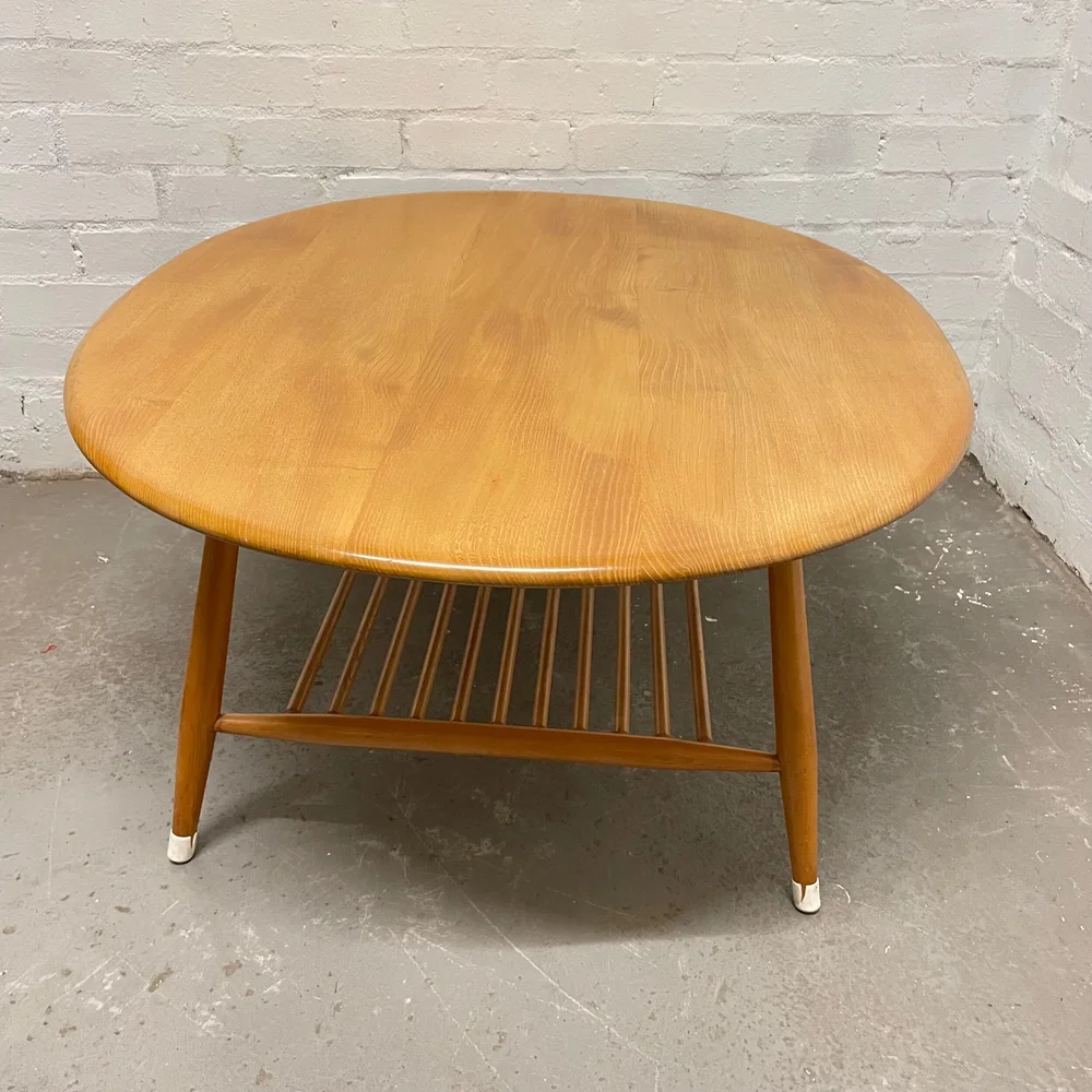 Ercol oval coffee table deals