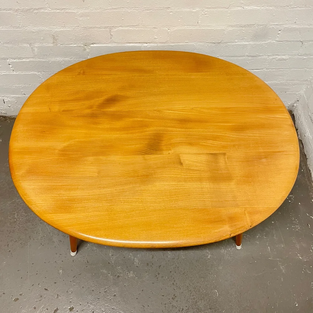 Ercol oval 2024 coffee table