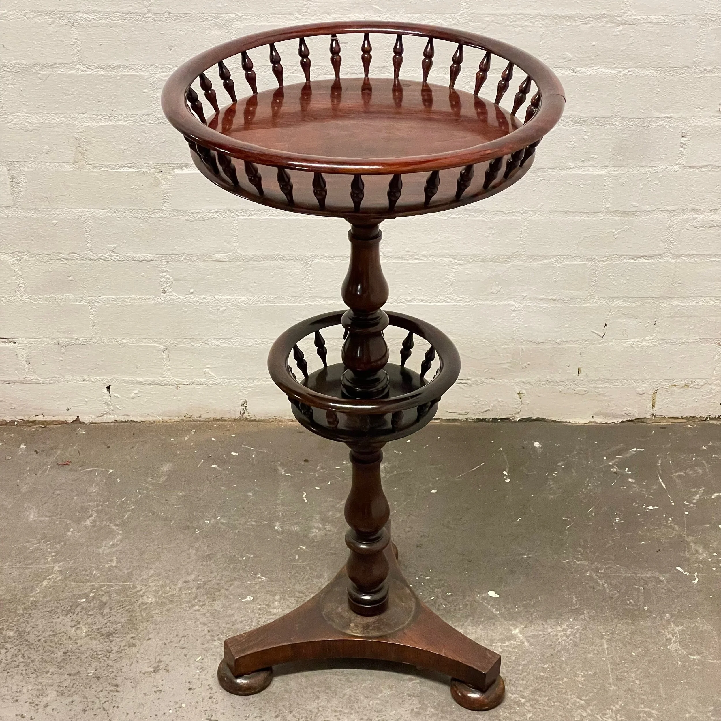 Antique Victorian Rosewood Two Tier Side Table