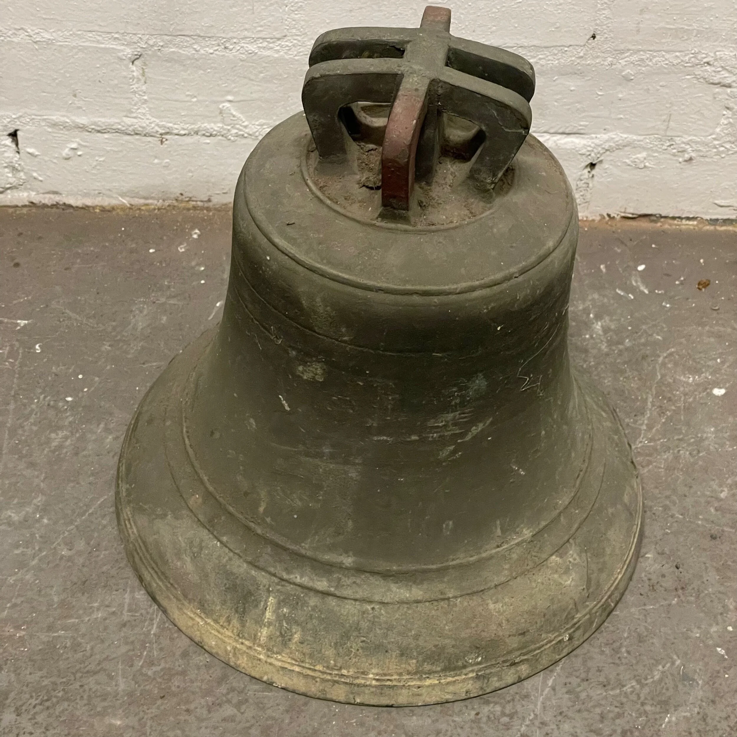 Large Heavy Antique Bronze Bell J Warner & Sons London 1869 “23” 25cm