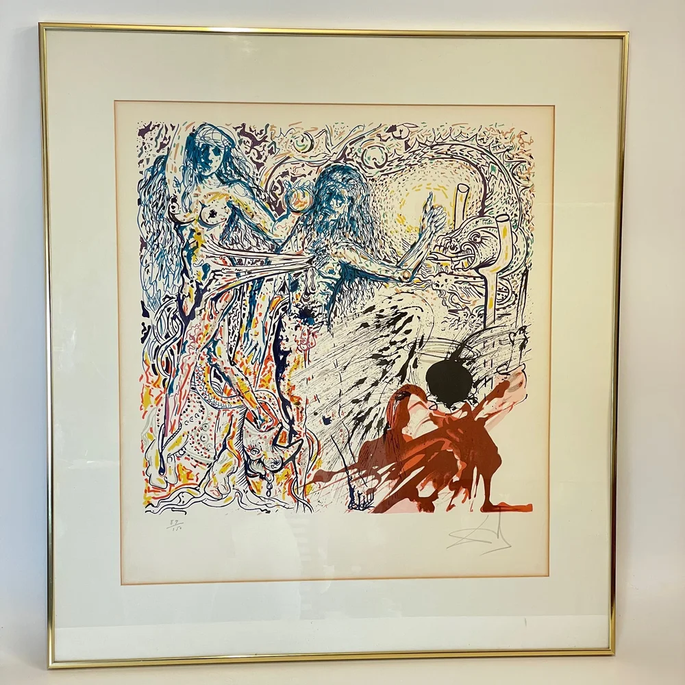 Salvador Dali “Paradise Lost” Colour Lithograph Hand Signed