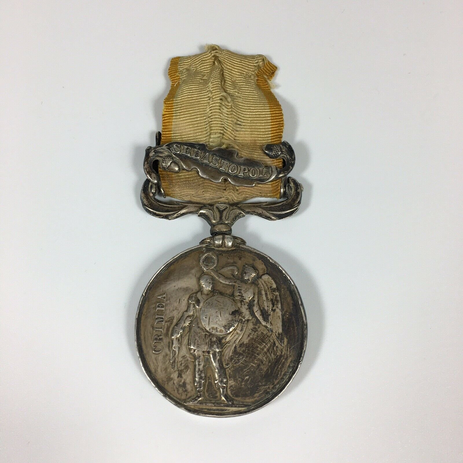 Antique Victorian Crimea Medal With Sebastapol Bar Unamed / Removed