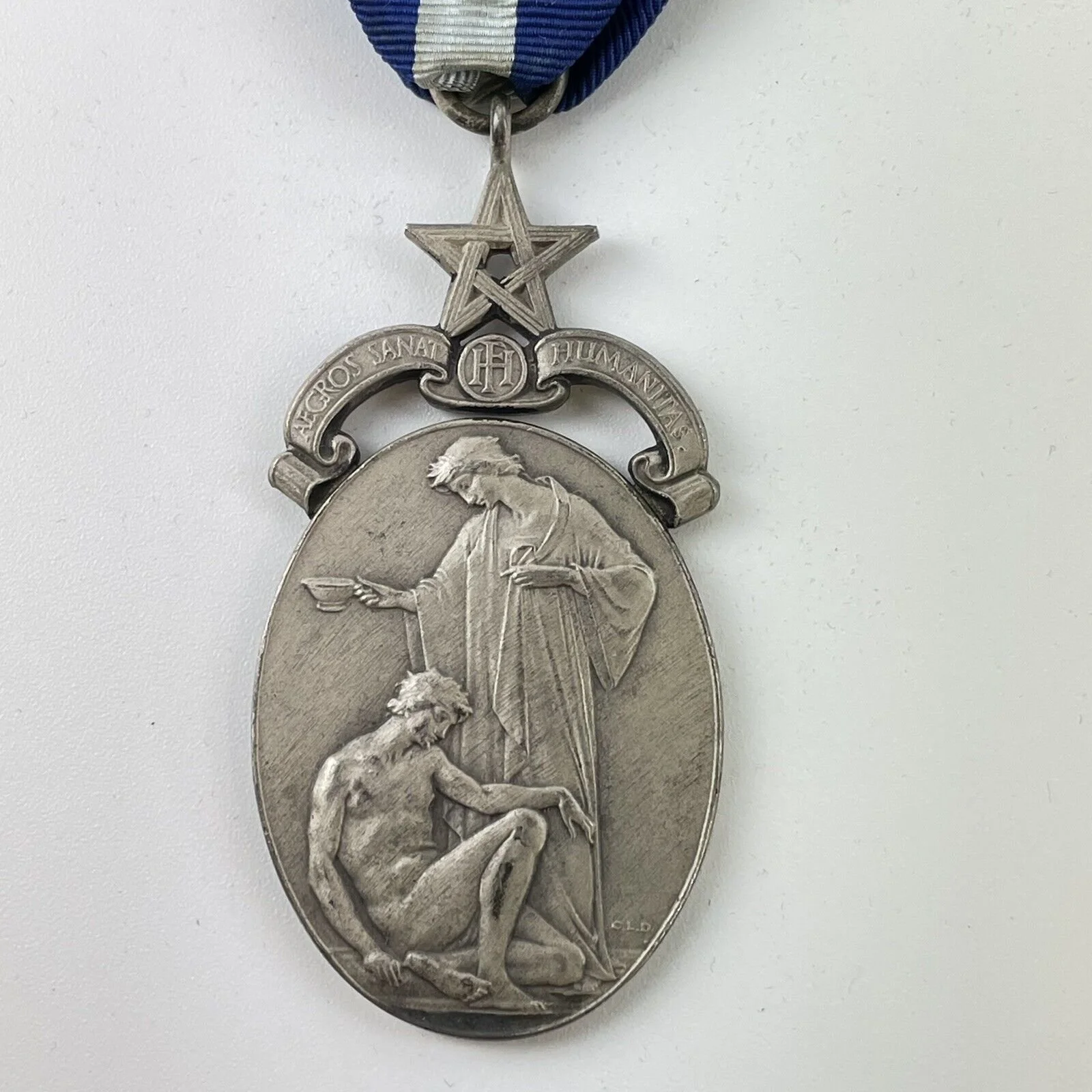 Vintage Sterling Silver Royal Masonic Hospital Jewel 1929 Lodge 2764