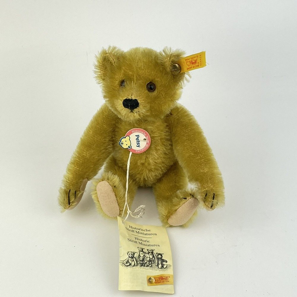 Vintage Steiff Teddy Bear Model 029424 Petsy Messing 16cm — Wheeler Antiques
