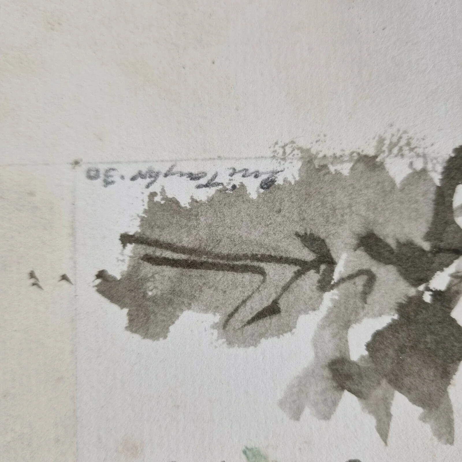 Eric Taylor Signed Ink & Wash Drawing Study Various Figures