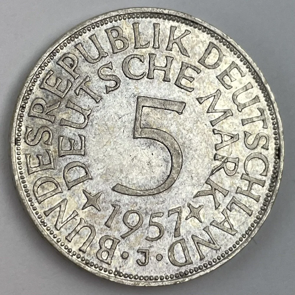 Coin ring 5 mark silver heiermann silver eagle dm ring