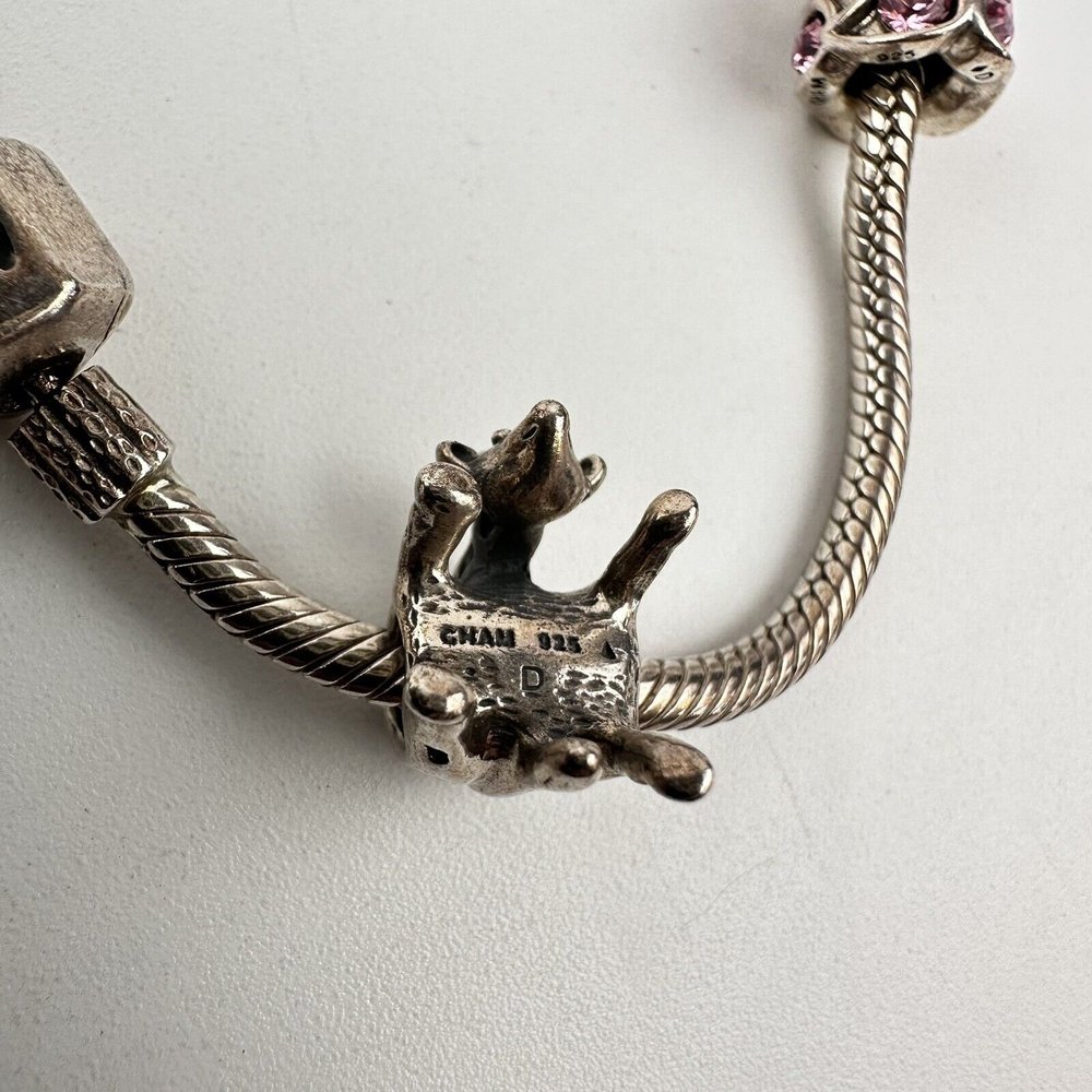 Sterling Silver Animal Charm For Bracelets - Love Charm Bead Compatible With Pandora & More