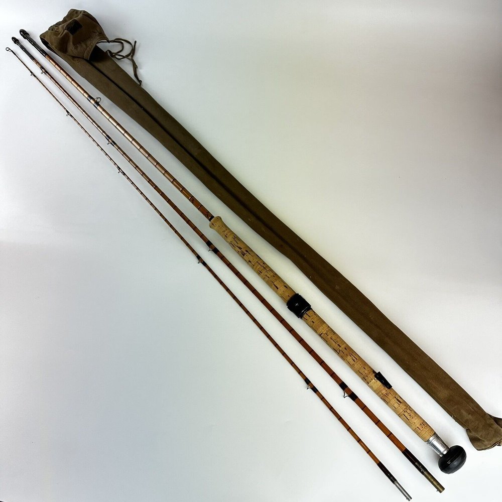 Vintage Hardy Bros Aldwick The Gold Medal Palakona 12ft Cane Fly Fishing Rod  — Wheeler Antiques