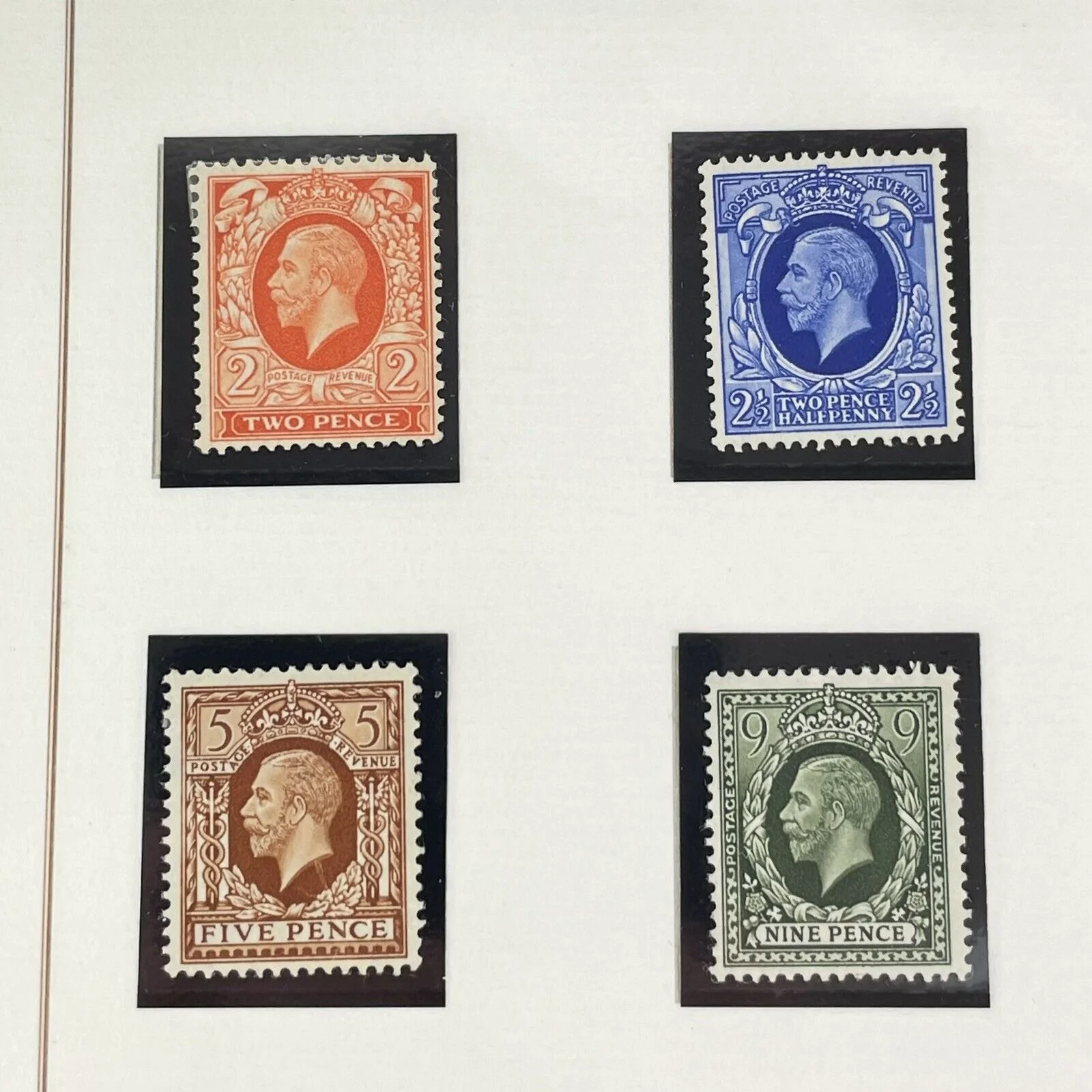 Harrington & Byrne 193436 King V Definitive Stamps — Wheeler