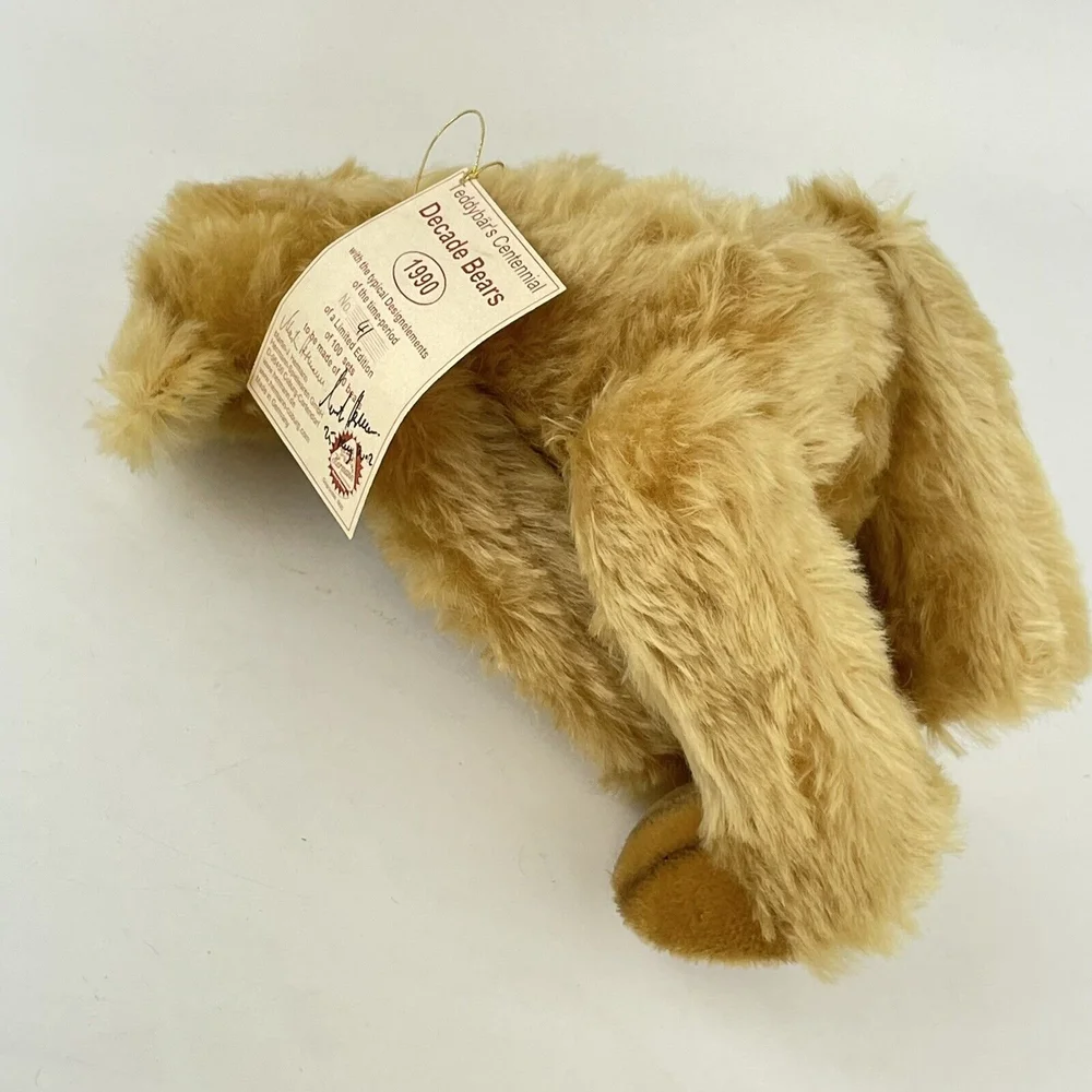 Hermann Teddy Bear Original 1990 Decade Bears Limited Edition /100