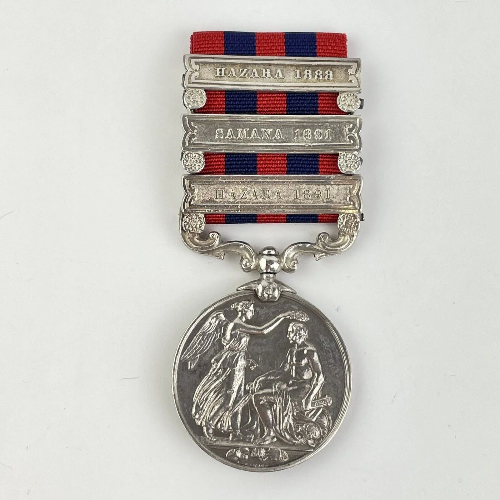 India General Service Medal 3 Clasps Hazara Samana Sergeant J Smith Unattached