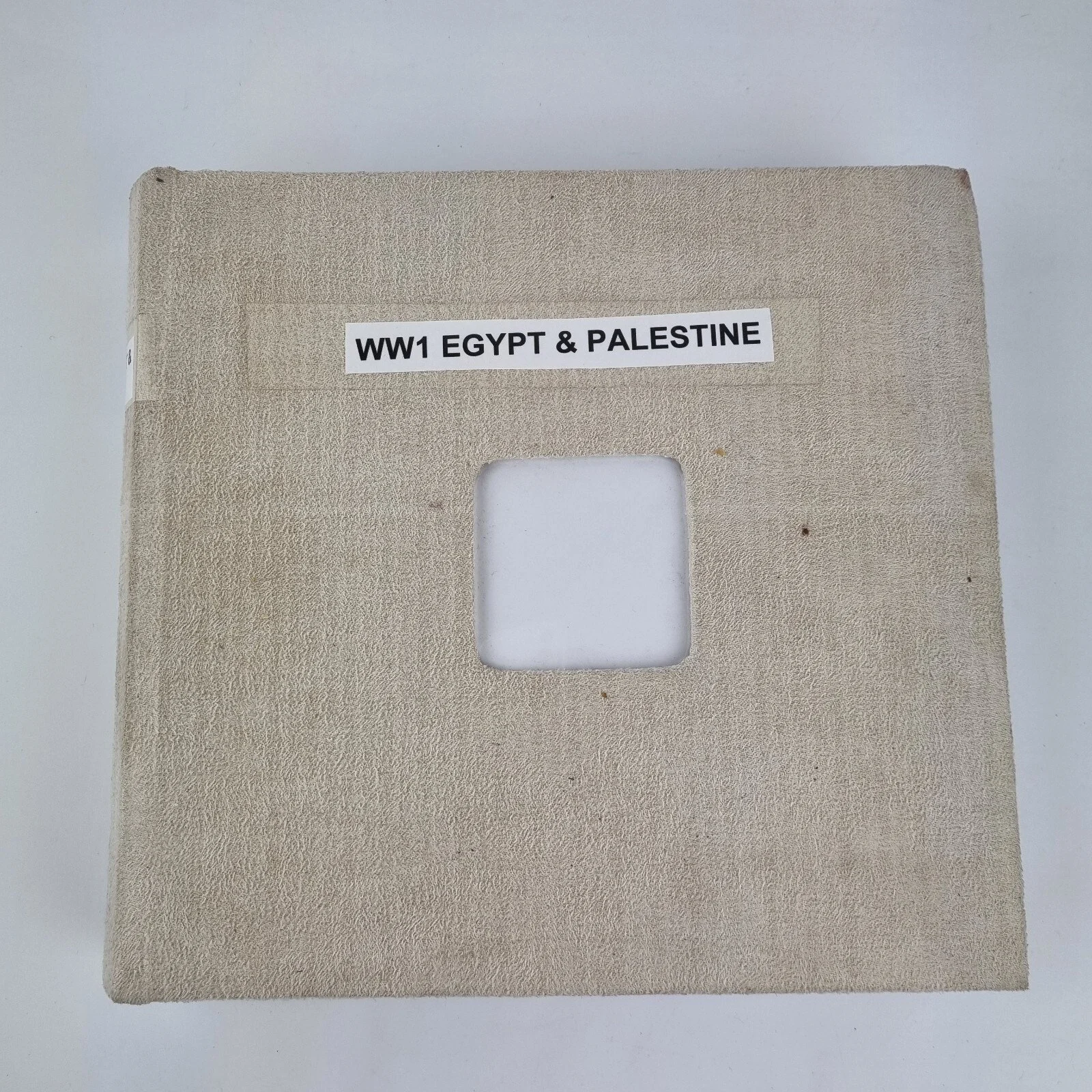 WW1 Millitary Postcard And Photograph Album Egypt & Palestine Sollum Etc.