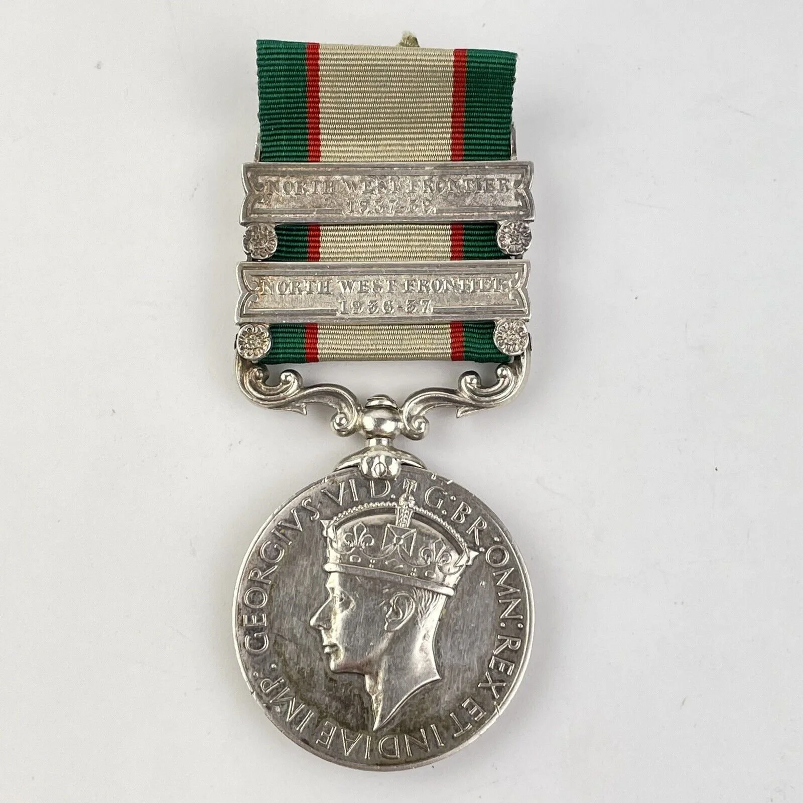 George VI India General Service Medal North West Frontier MT Natk Shah Jahan RIA