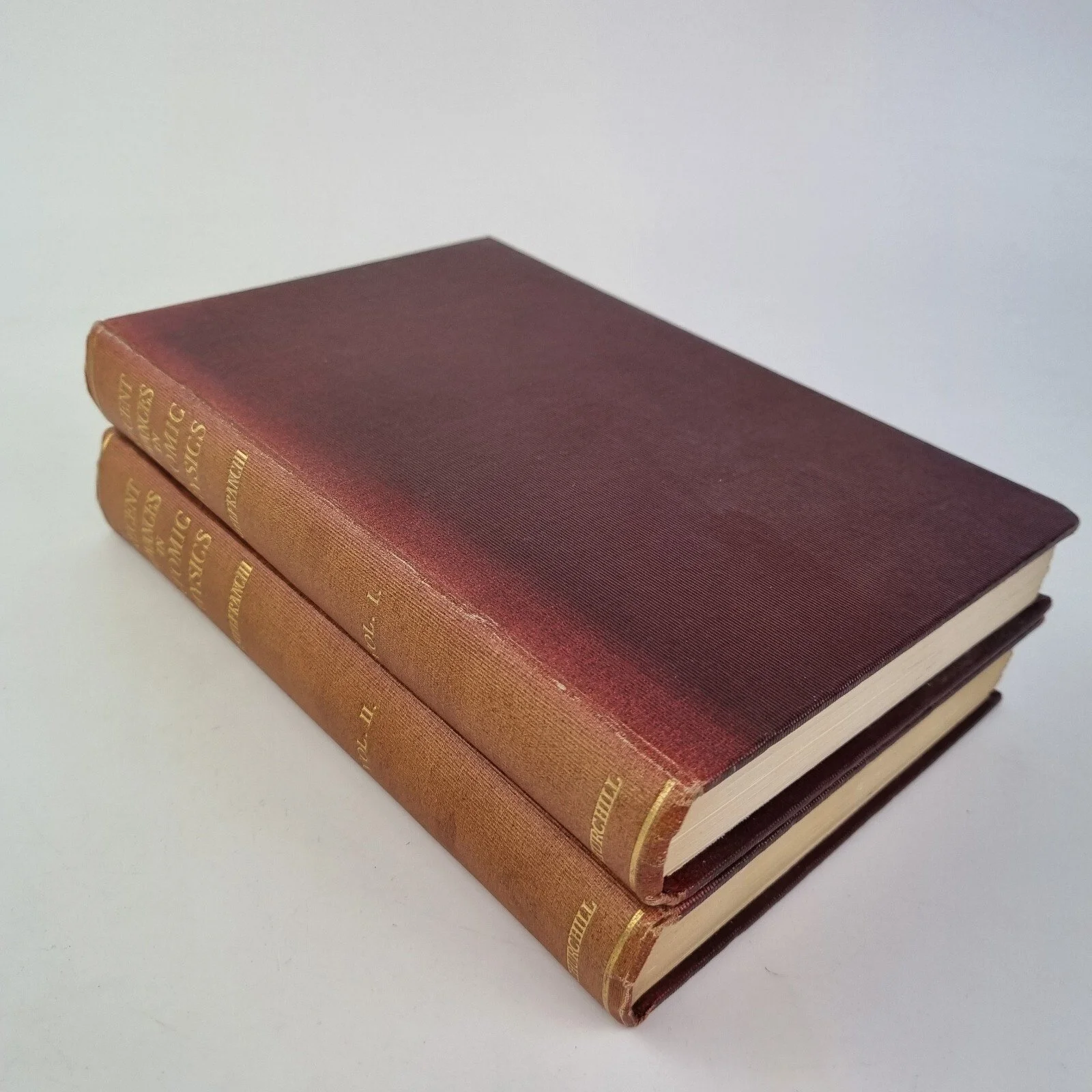 Recent Advances In Atomic Physics By Gaetano Castelfranchi 2 Volumes 1932