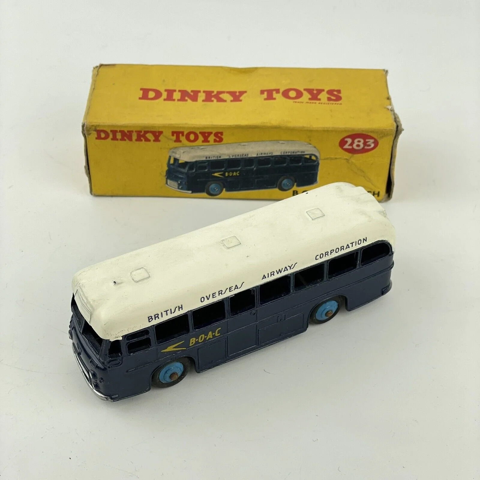 Vintage Boxed Dinky Toys No 283 BOAC B.O.A.C. Coach