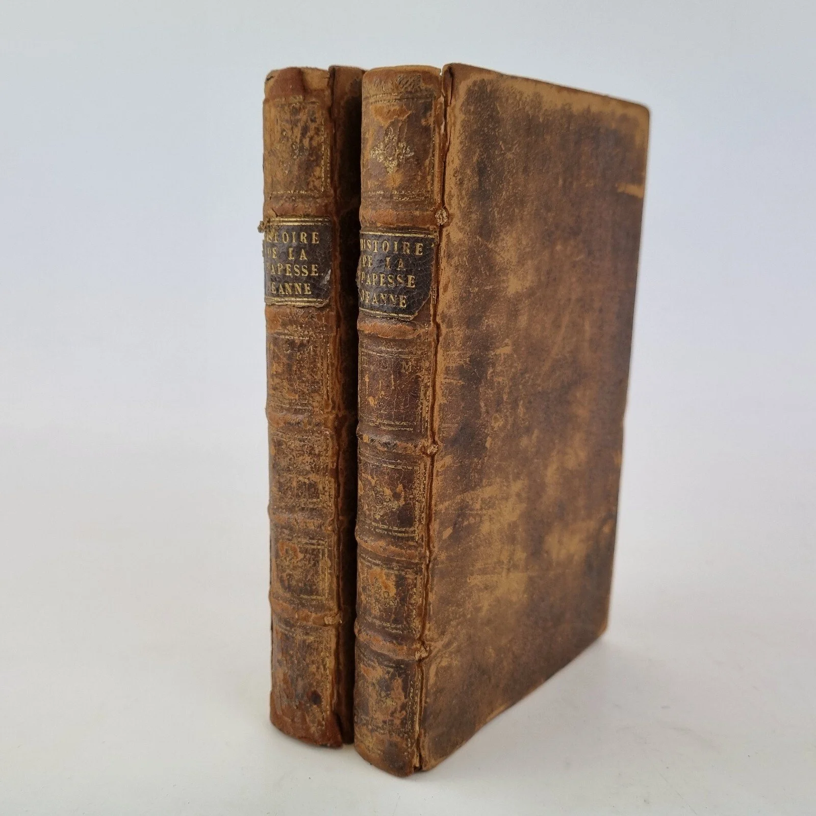 Histoire De La Papesse Jeanne By Mr De Spanheim 2 Volumes 1720 2nd Edition