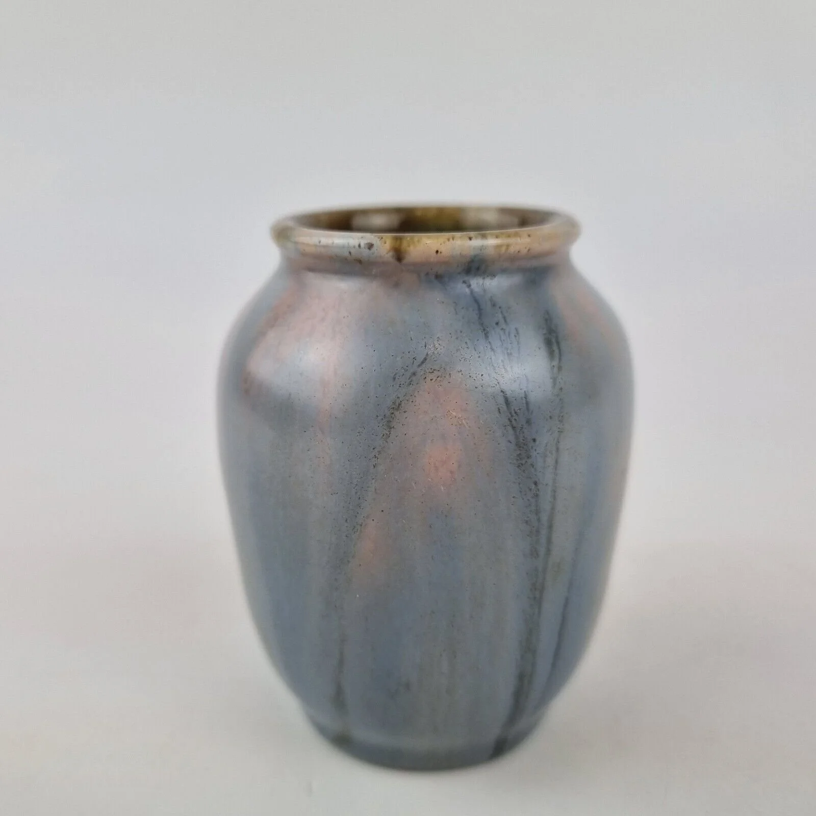 Vintage Small Candy Ware Vase Unusual Glaze 6.5cm High