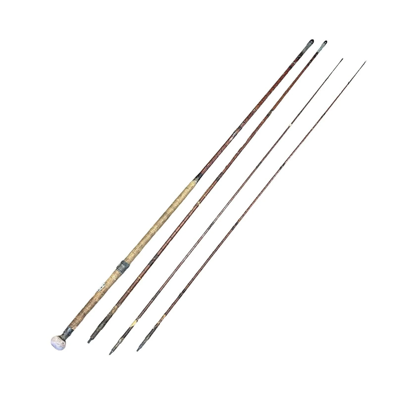 Antique Hardy Bros Palakona The Special Split Cane Salmon Fishing Rod 16ft 192”
