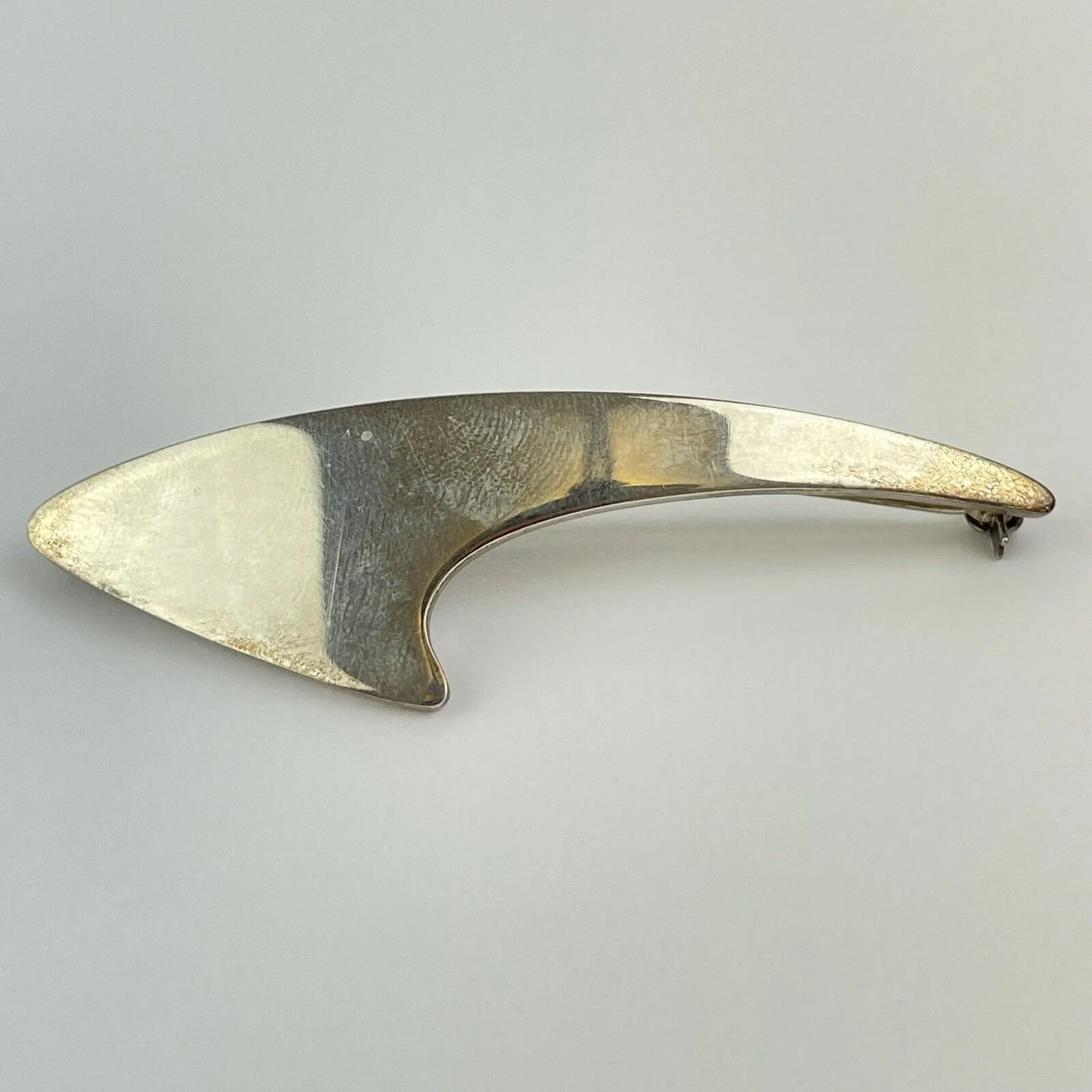 Vintage Denmark Danish Solid Sterling Silver Bent K Knudsen 7.2cm