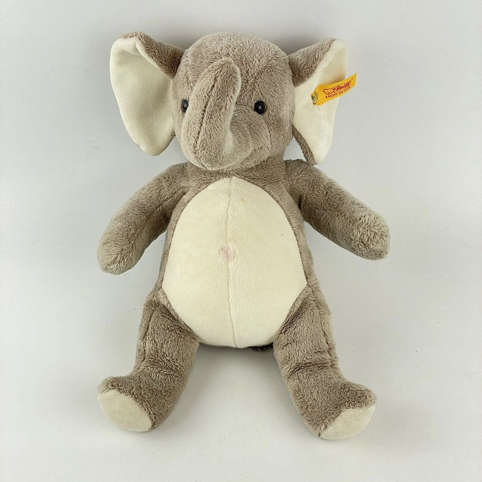 Steiff Germany Elephant Trunk Up Teddy 110429 26cm
