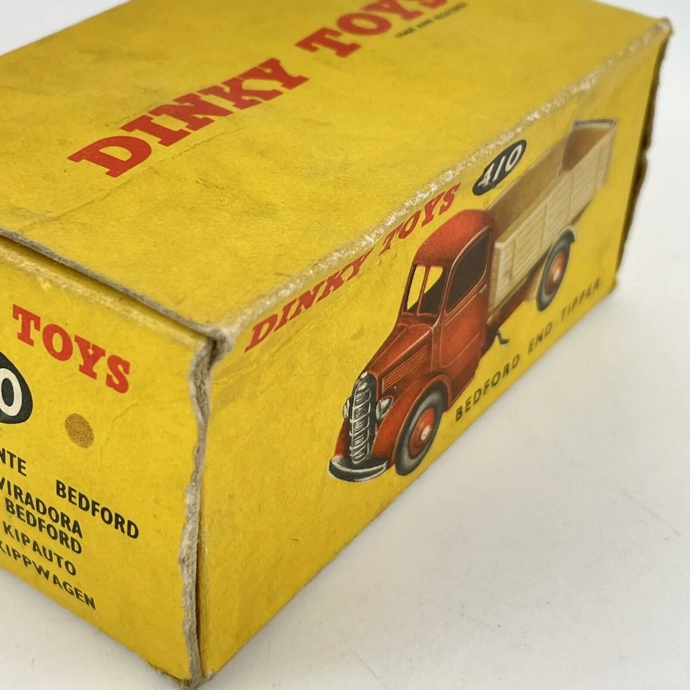 Dinky Toys Angleterre 410 – Bedford End Tipper, Avec Vitres, En Boîte