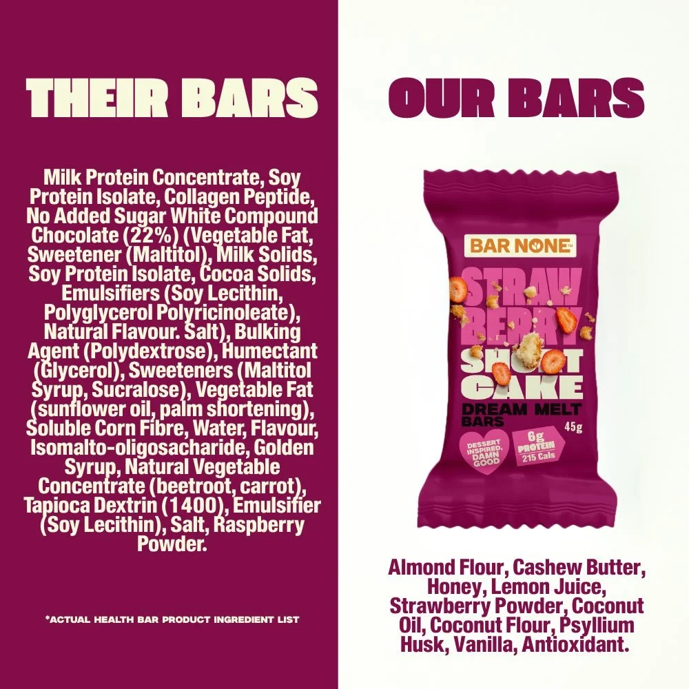 Your snack bars should deserve a place in the fridge. 
Strawberry Shortcake Dream Melt Bars.
🍰 Dessert vibes.
🍓 Real ingredients.
😇 Zero regrets.
#fridgefresh #dreammelt