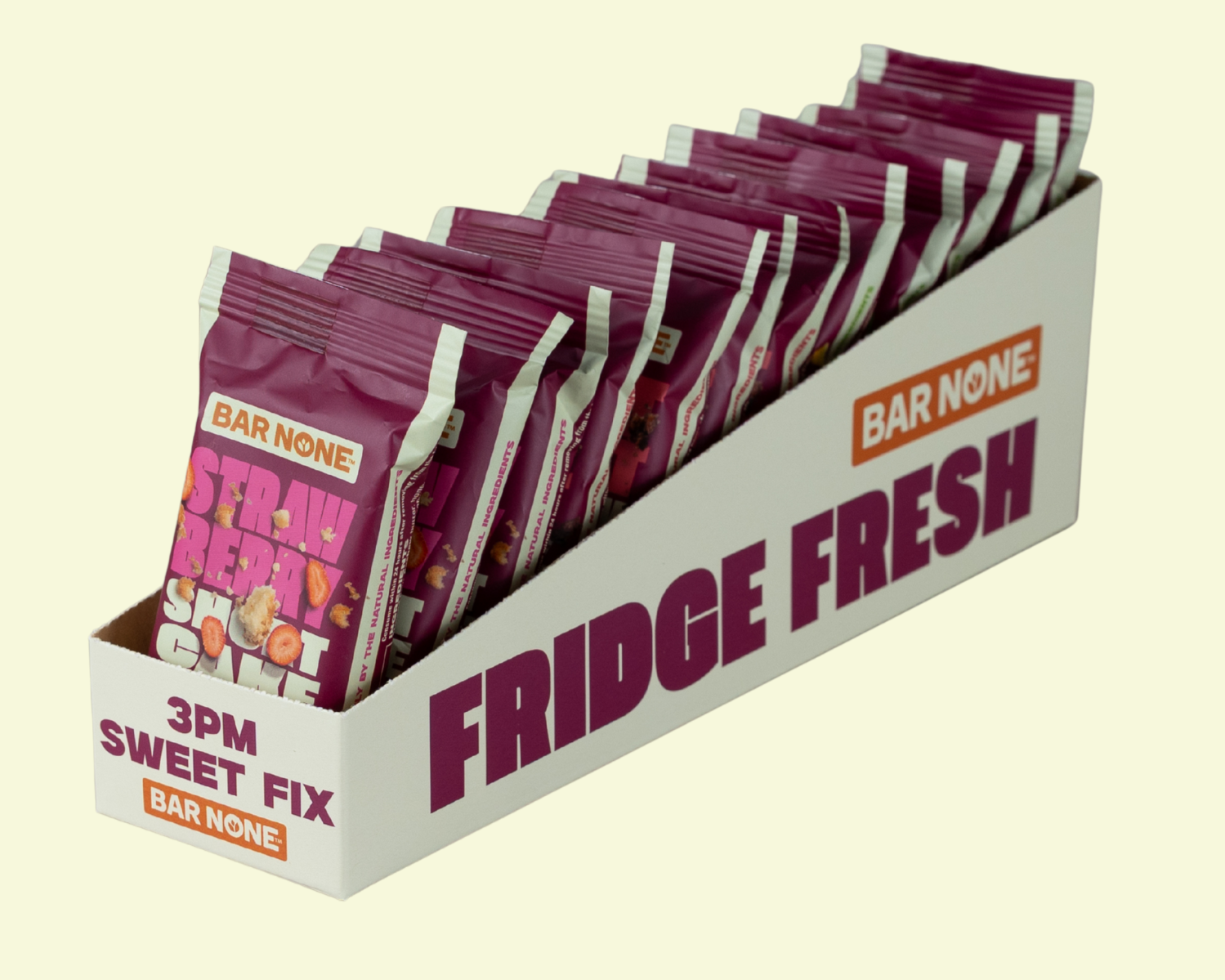 Dessert: Strawberry Shortcake (12 bars)