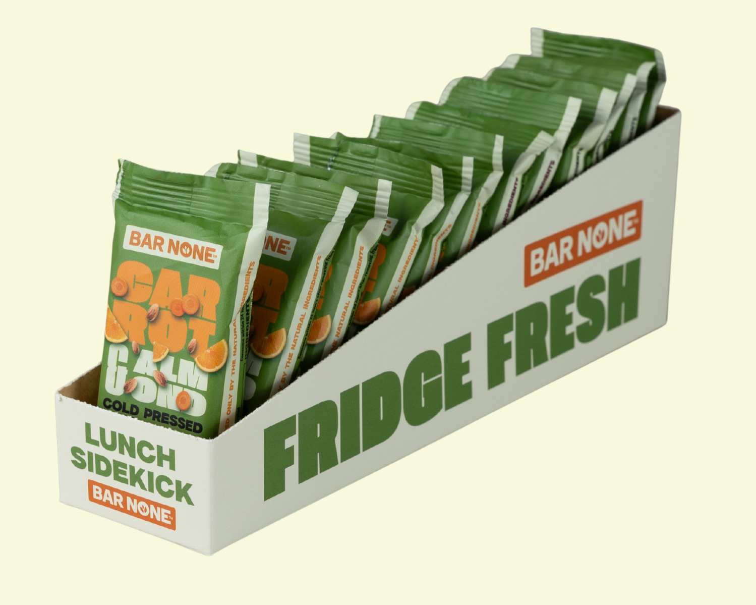 Cold-pressed: Carrot & Almond (12 bars)