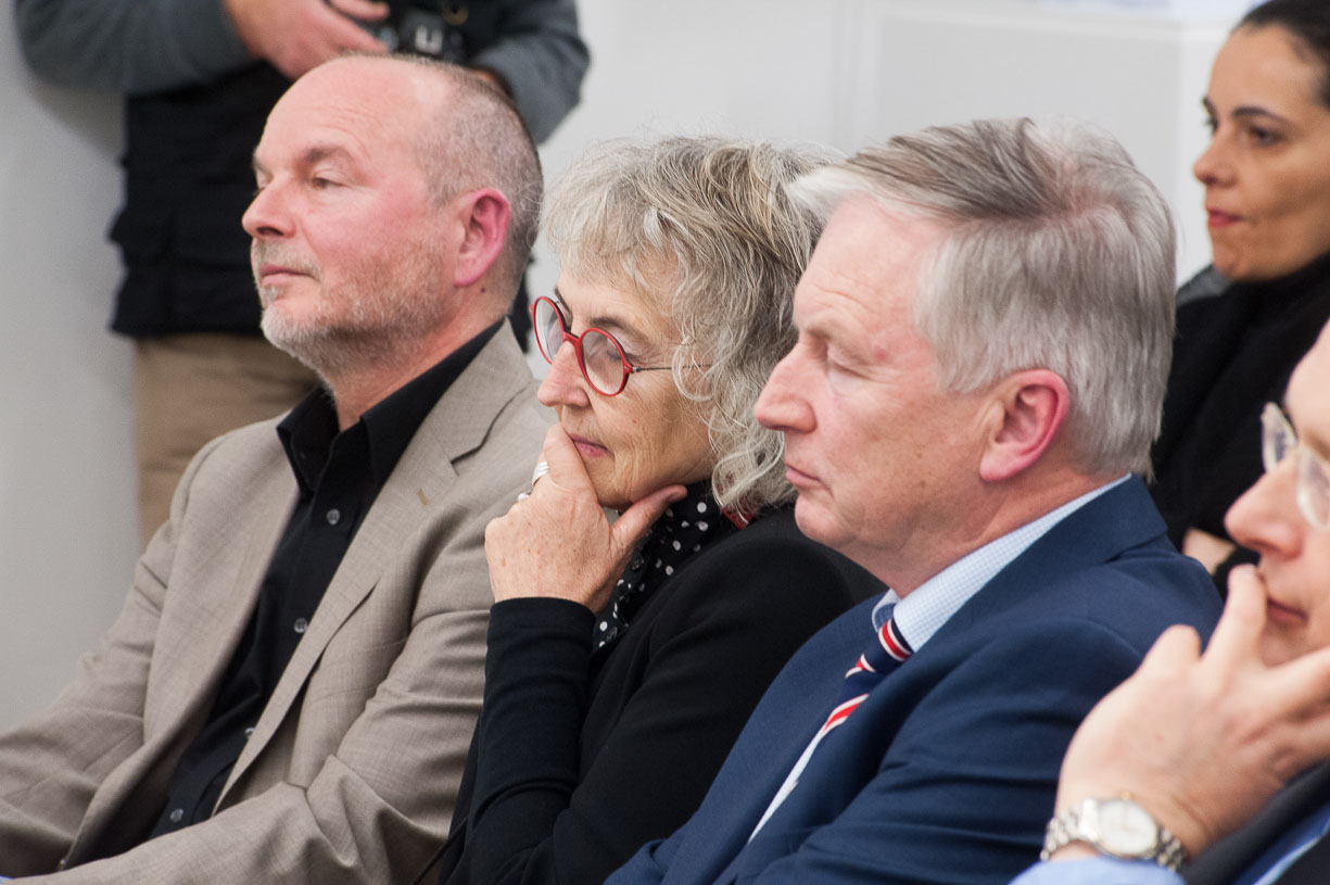 At the opening, Städtische Galerie Reutlingen, 2016.