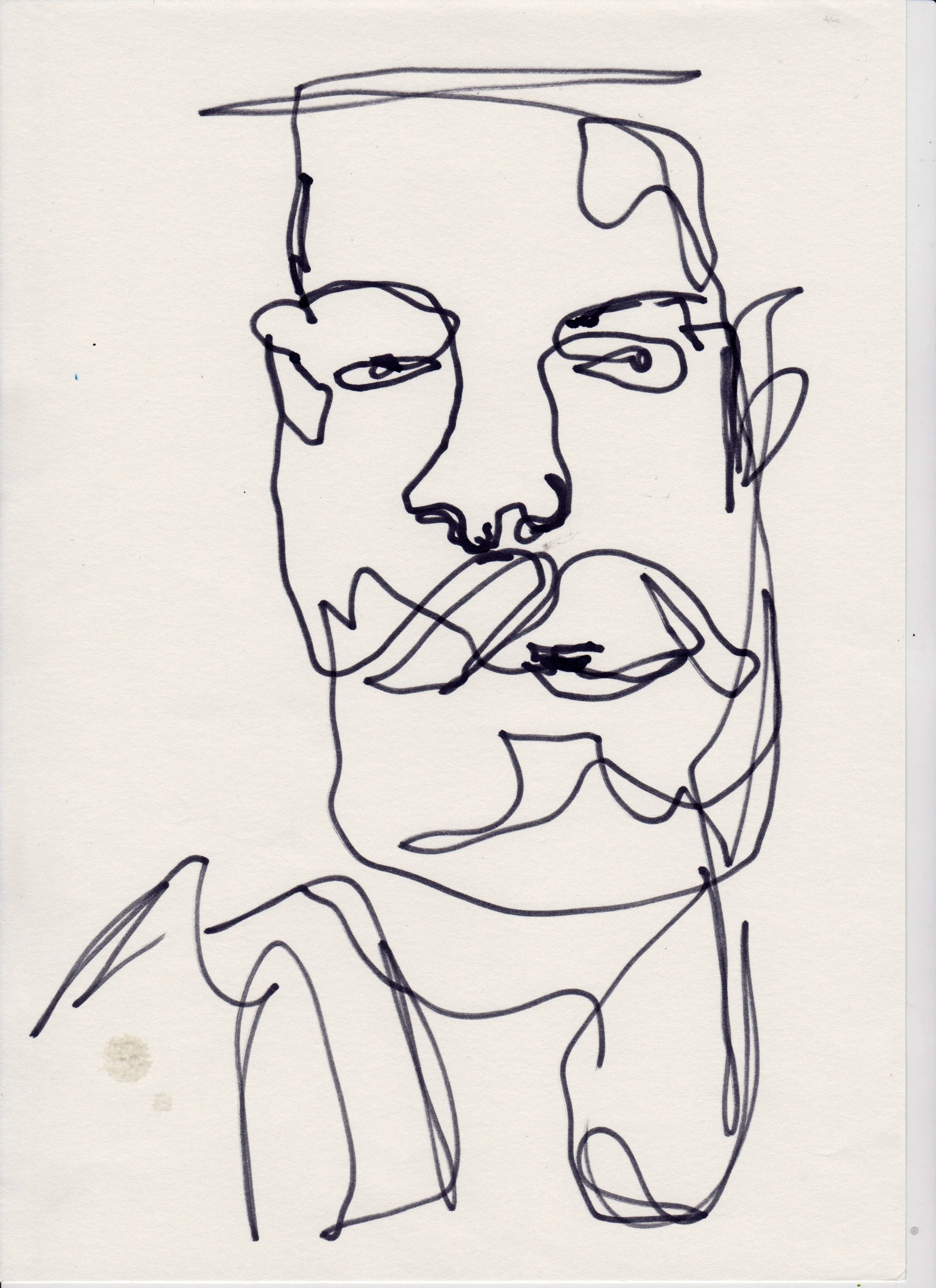 Nadine drawing Handerson, Reutlingen-Rio, 2016