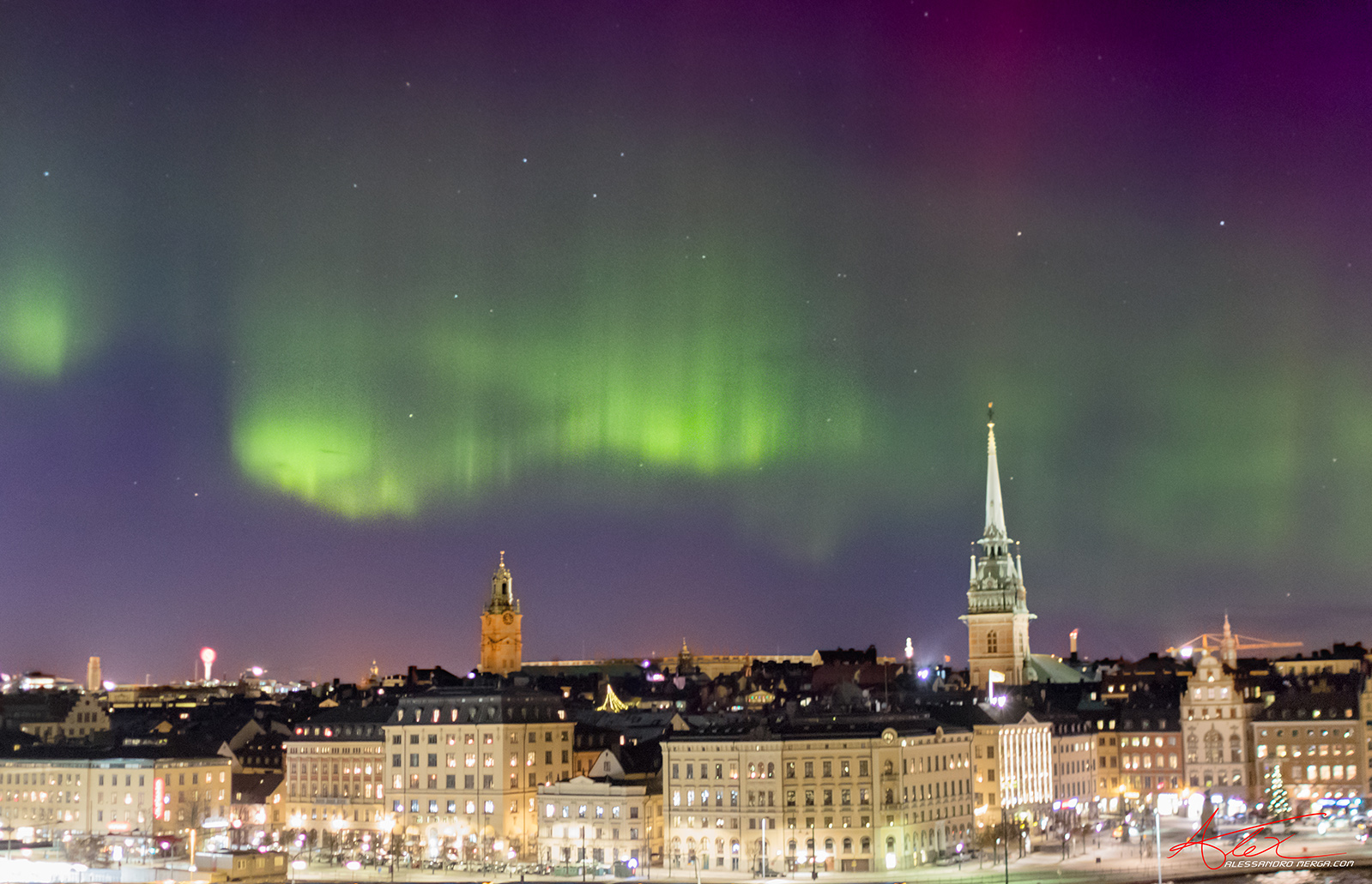 Aurora over Stockholm
