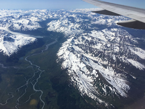 View coming into Anchorage.