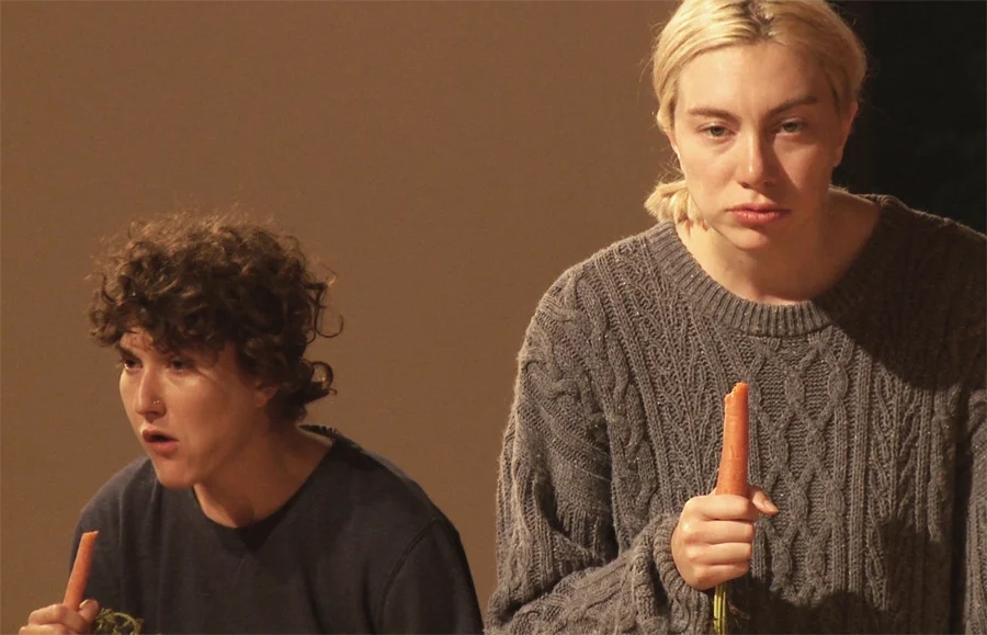 Melissa Krodman and Madeline Wise in Cows