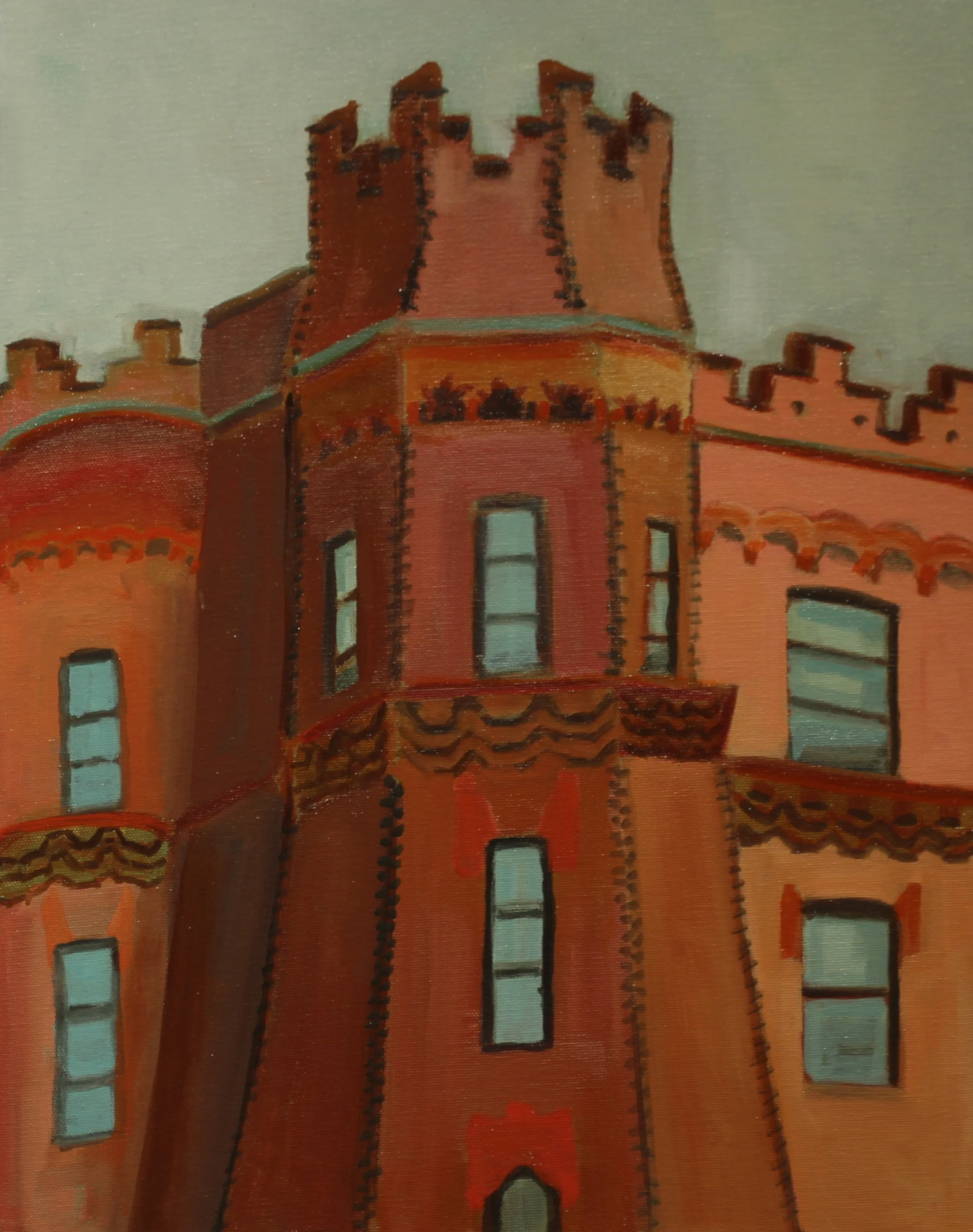 Brown Stone Facade
