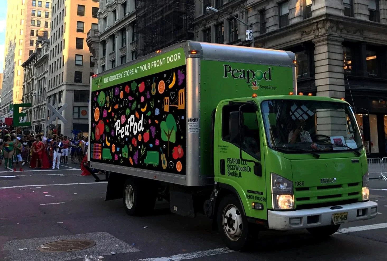 Peapod truck design by Kristen Raffaele
