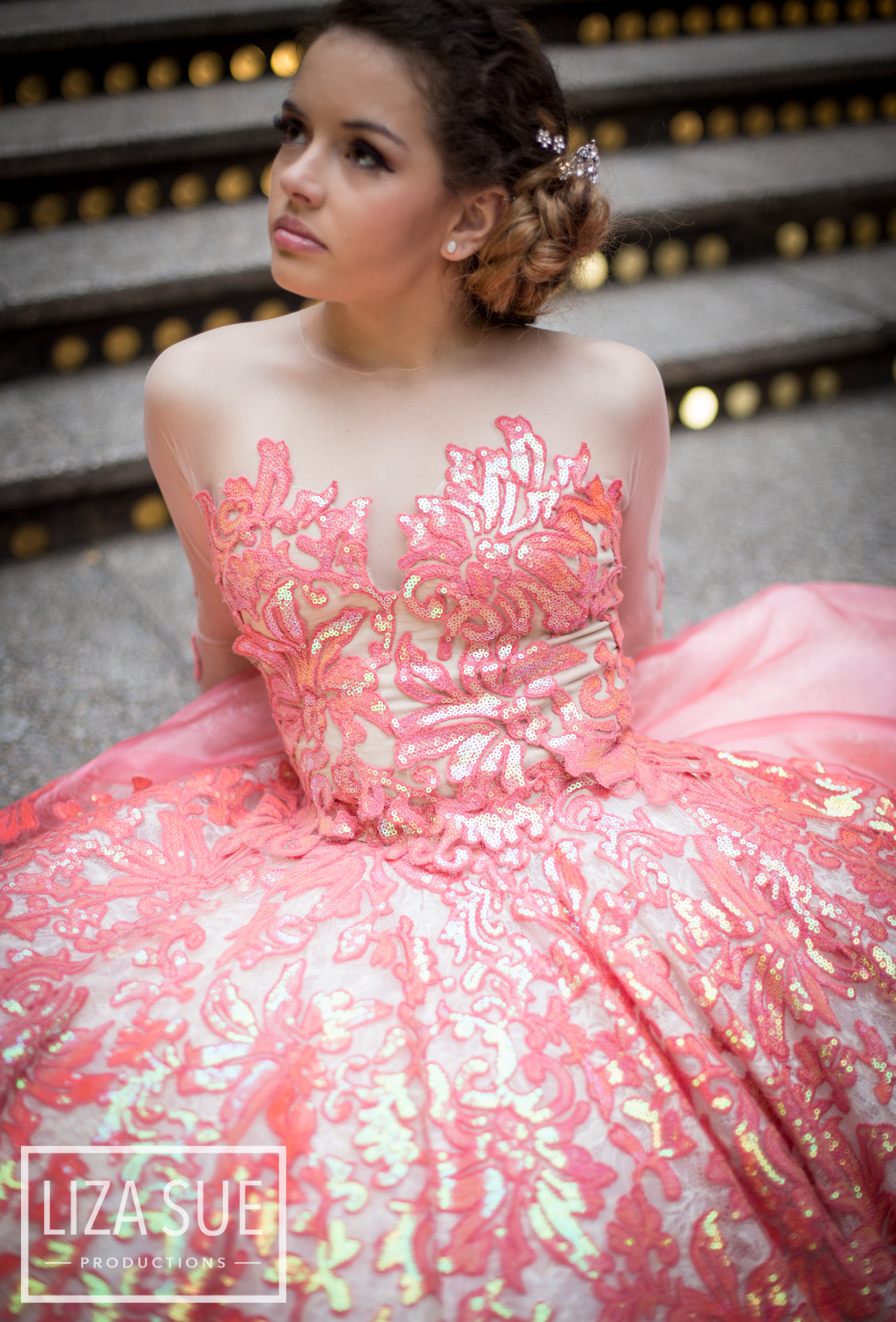 the hyatt downtown cleveland senior portraits