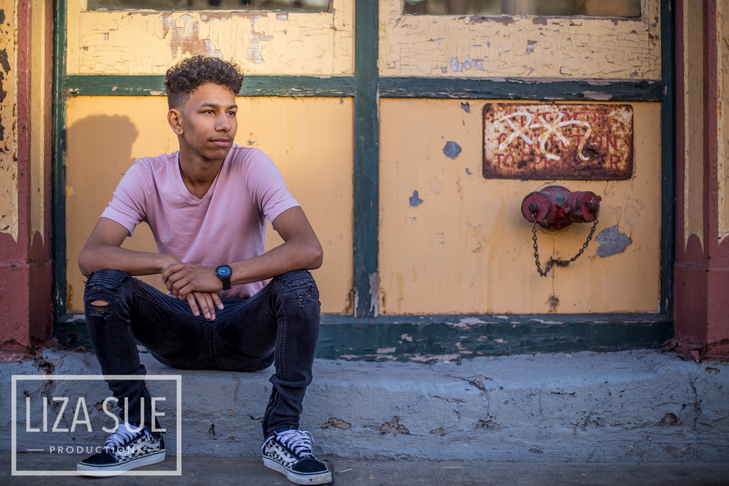 Cleveland Akron Guy boy Senior Portraits