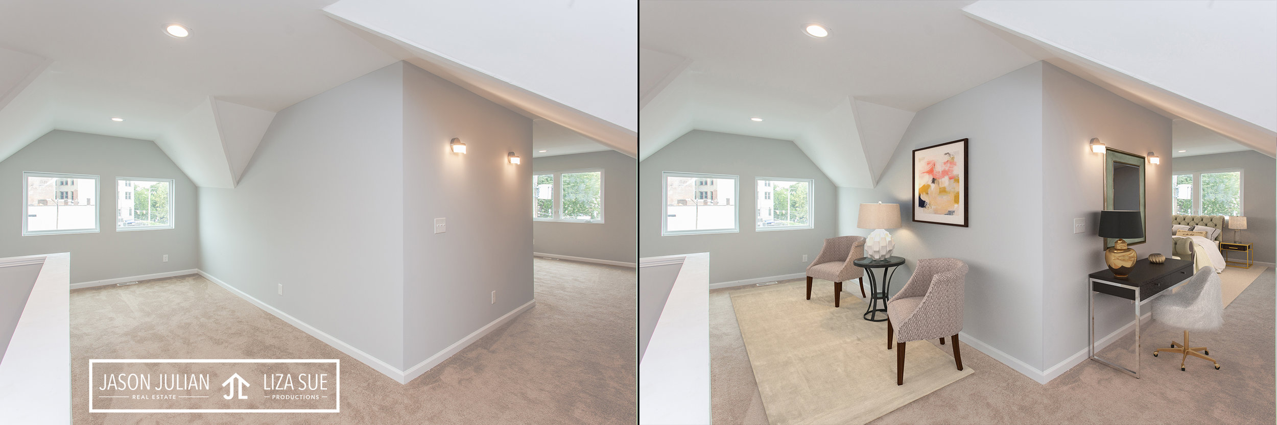 Cleveland + Akron Virtual Staging Real Estate Photography