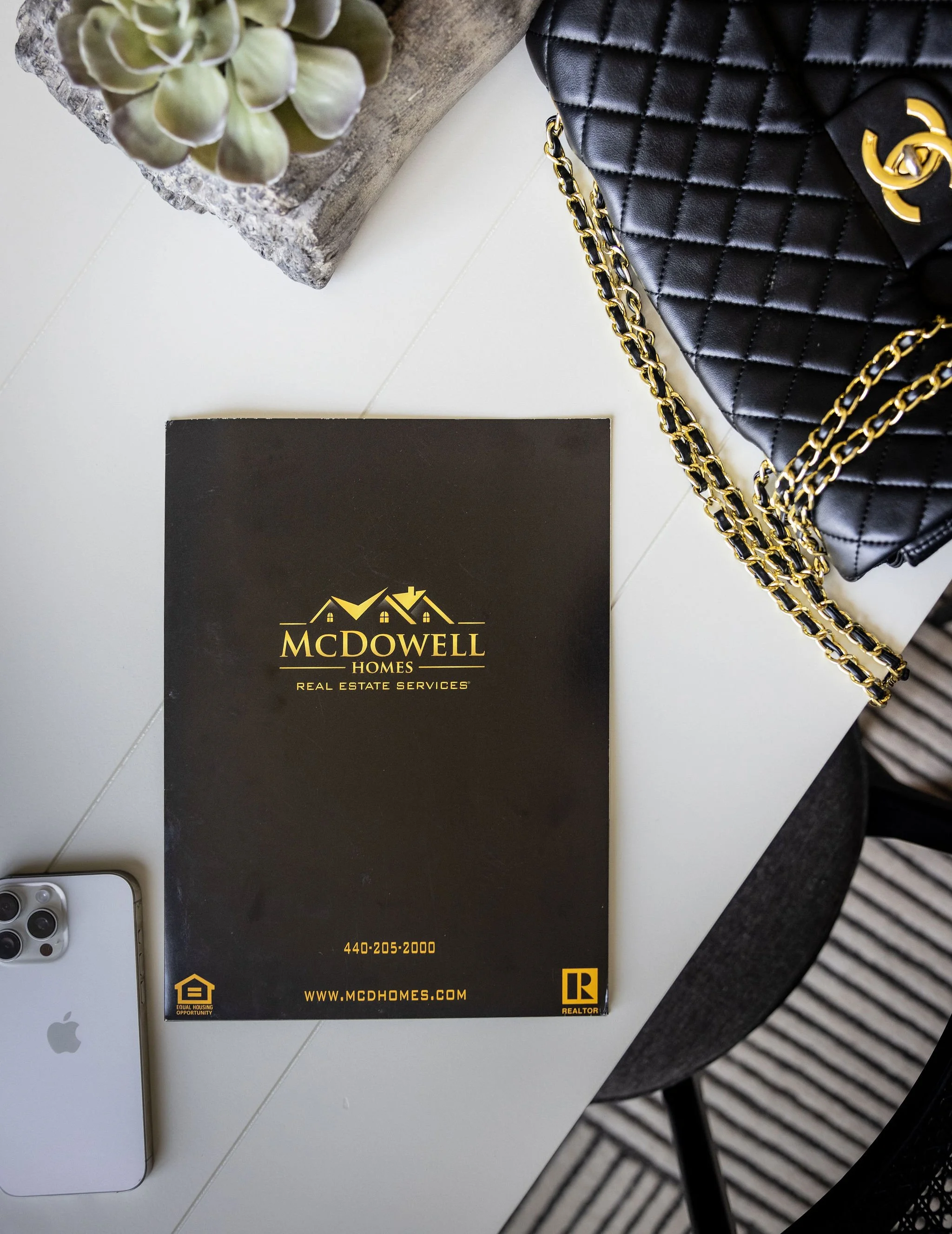 Strategic Flatlay for Realtor Branding Photoshoot