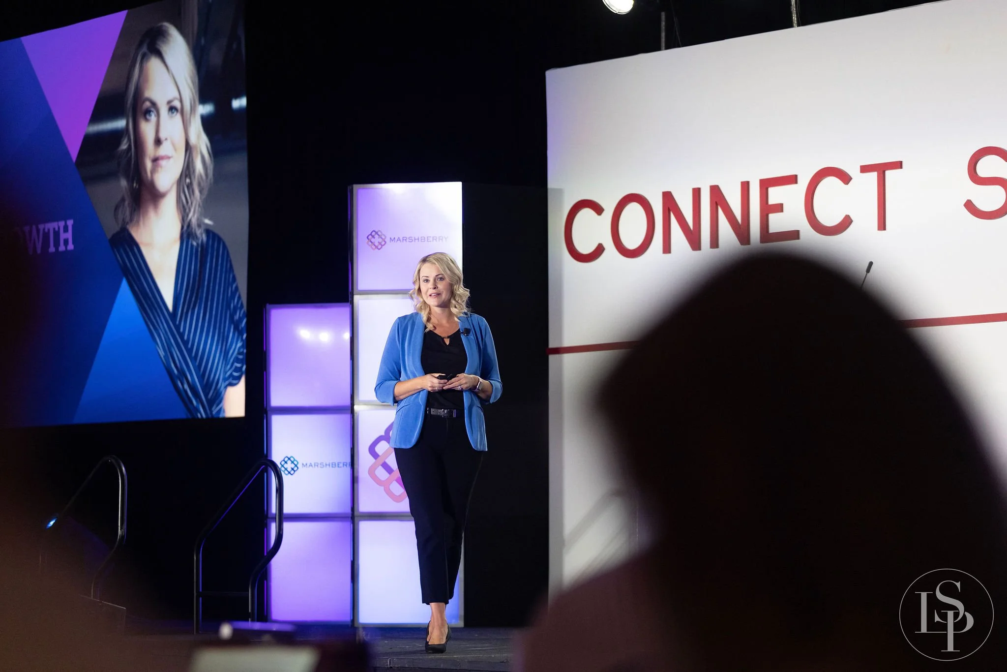 Key note speaker April action shot authentic