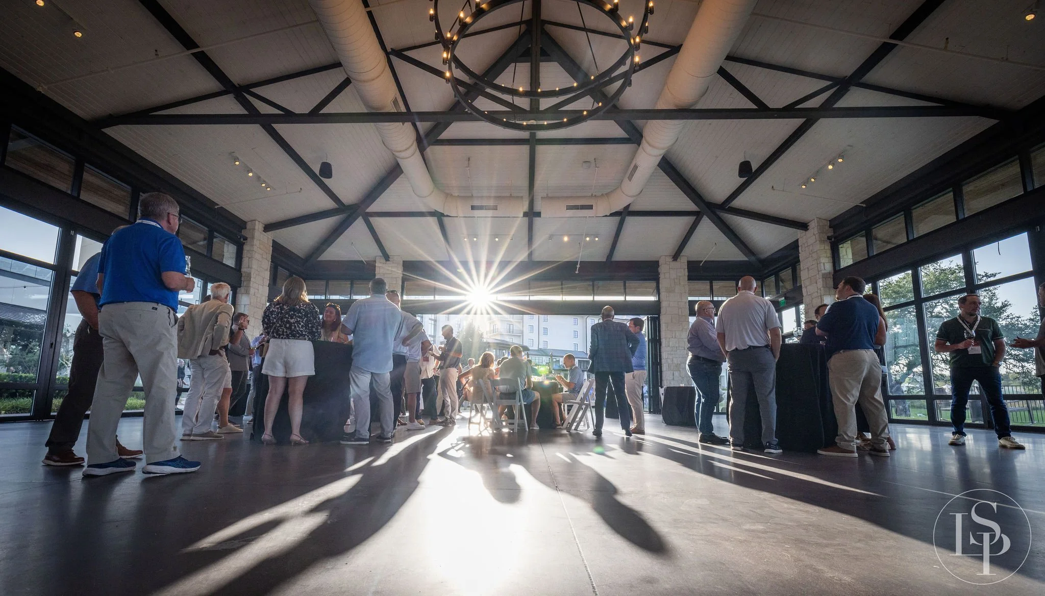 Overall event wide angle photos - creative magical lighting corporate