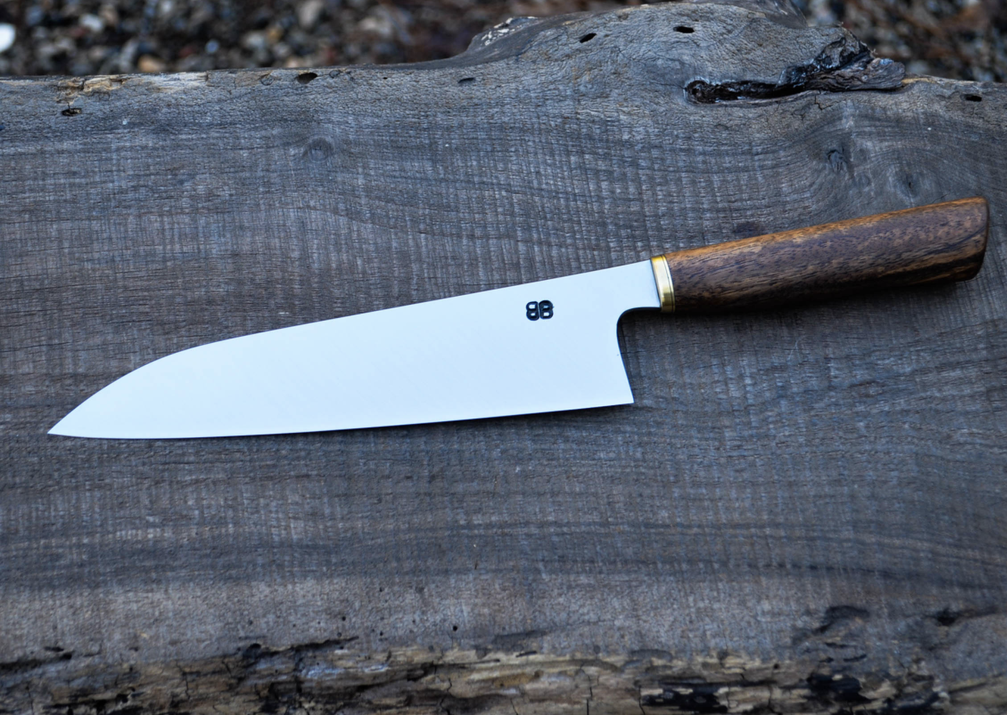 190MM BRASS WALNUT GYUTO