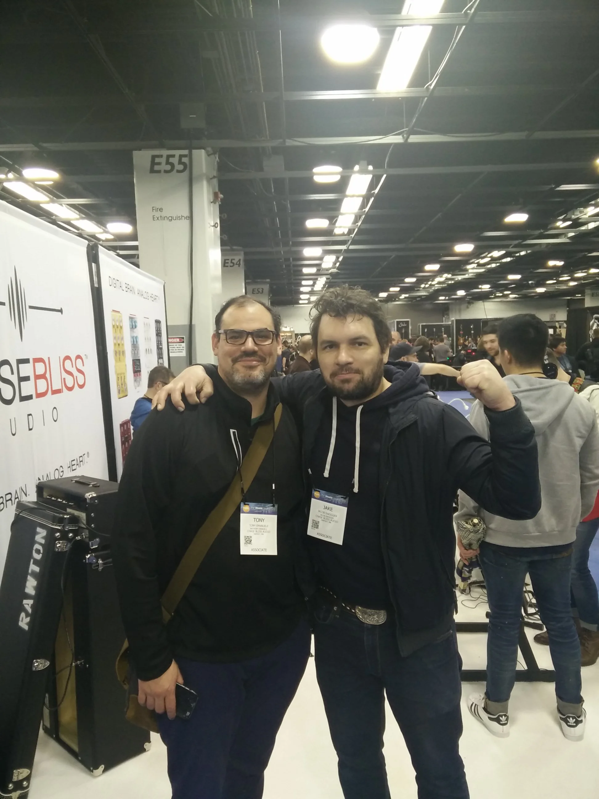 Made it to Chase Bliss Audio's booth.