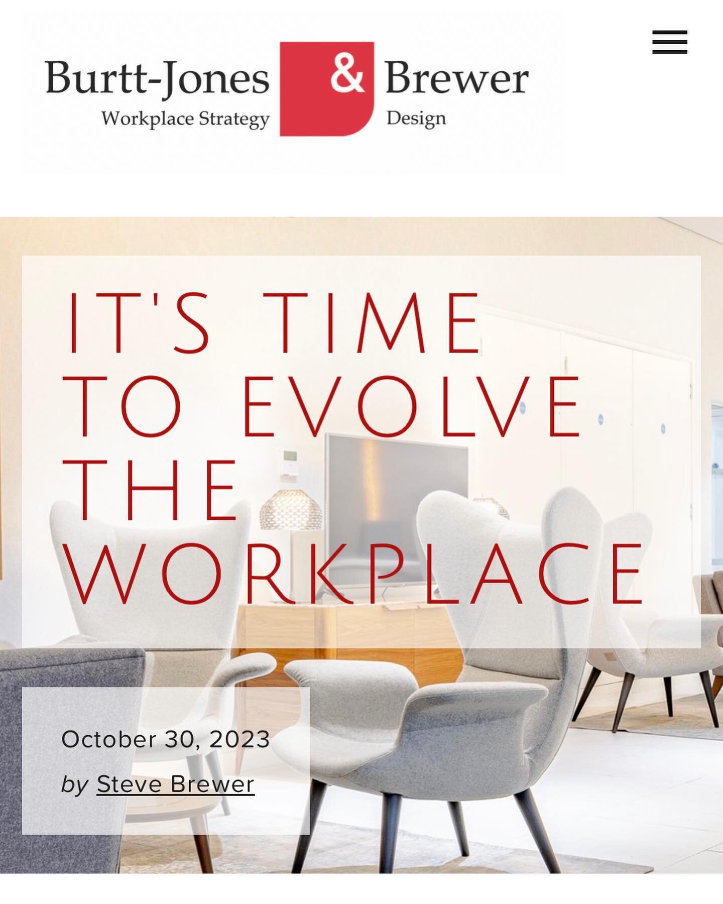 https://www.burtt-jonesandbrewer.com/news/2023/10/27/how-is-your-workplace-performing-  #workplacedesign #workplace #workplacewellness #workplaceexperience