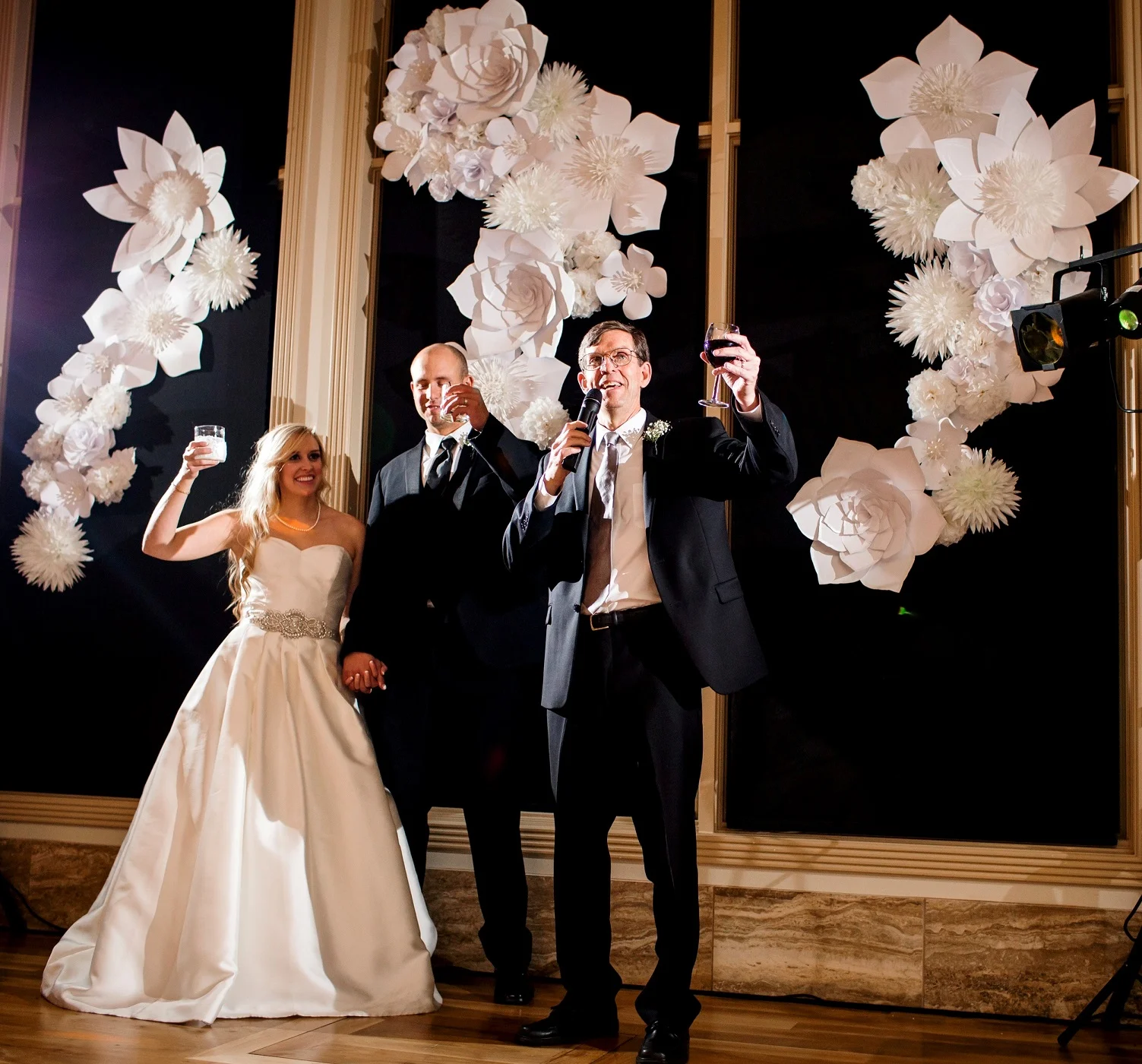 Wedding Decorations Large White Paper flowers.jpg